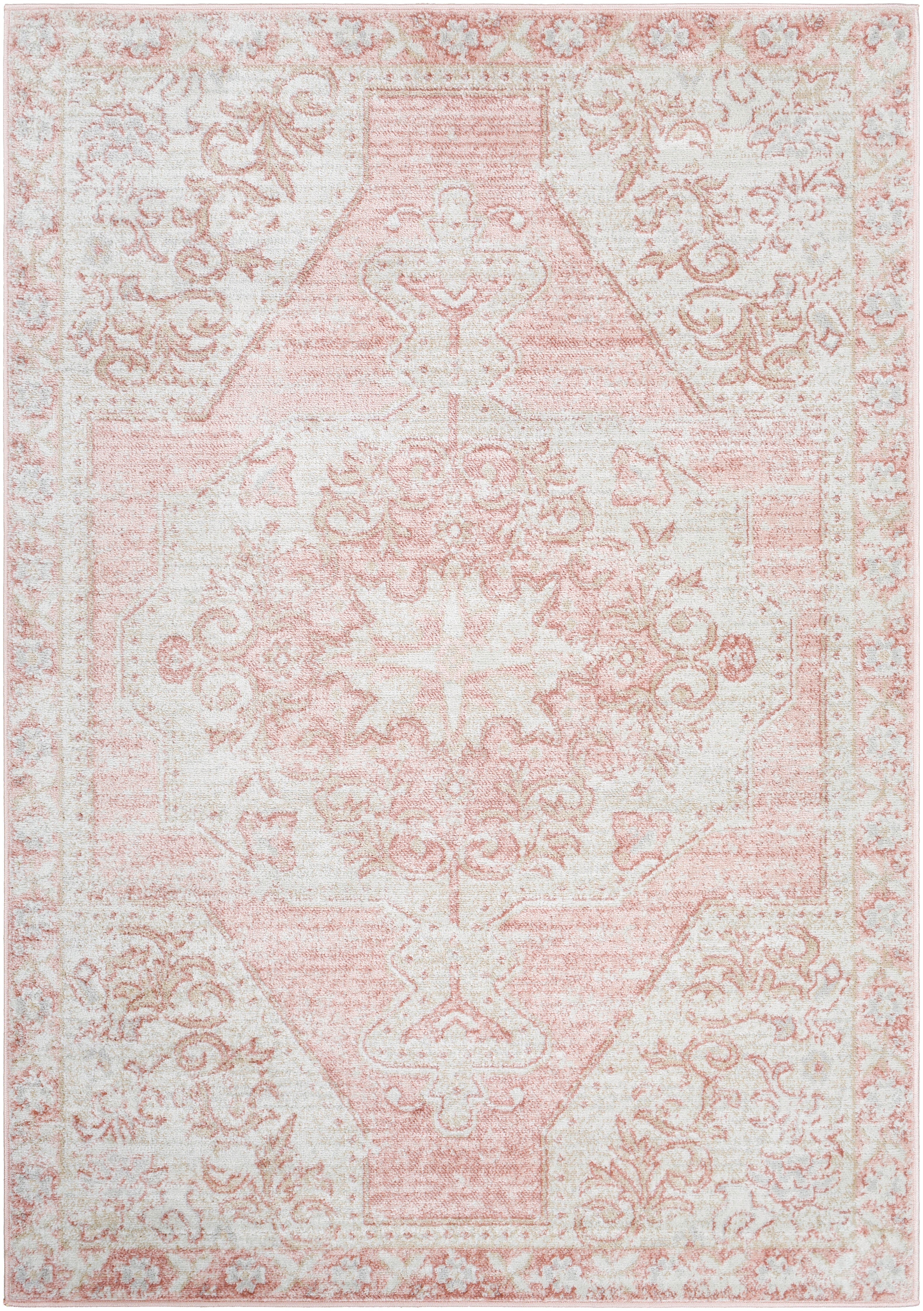 Surya St tropez Transitional Area Rug, Rose, large