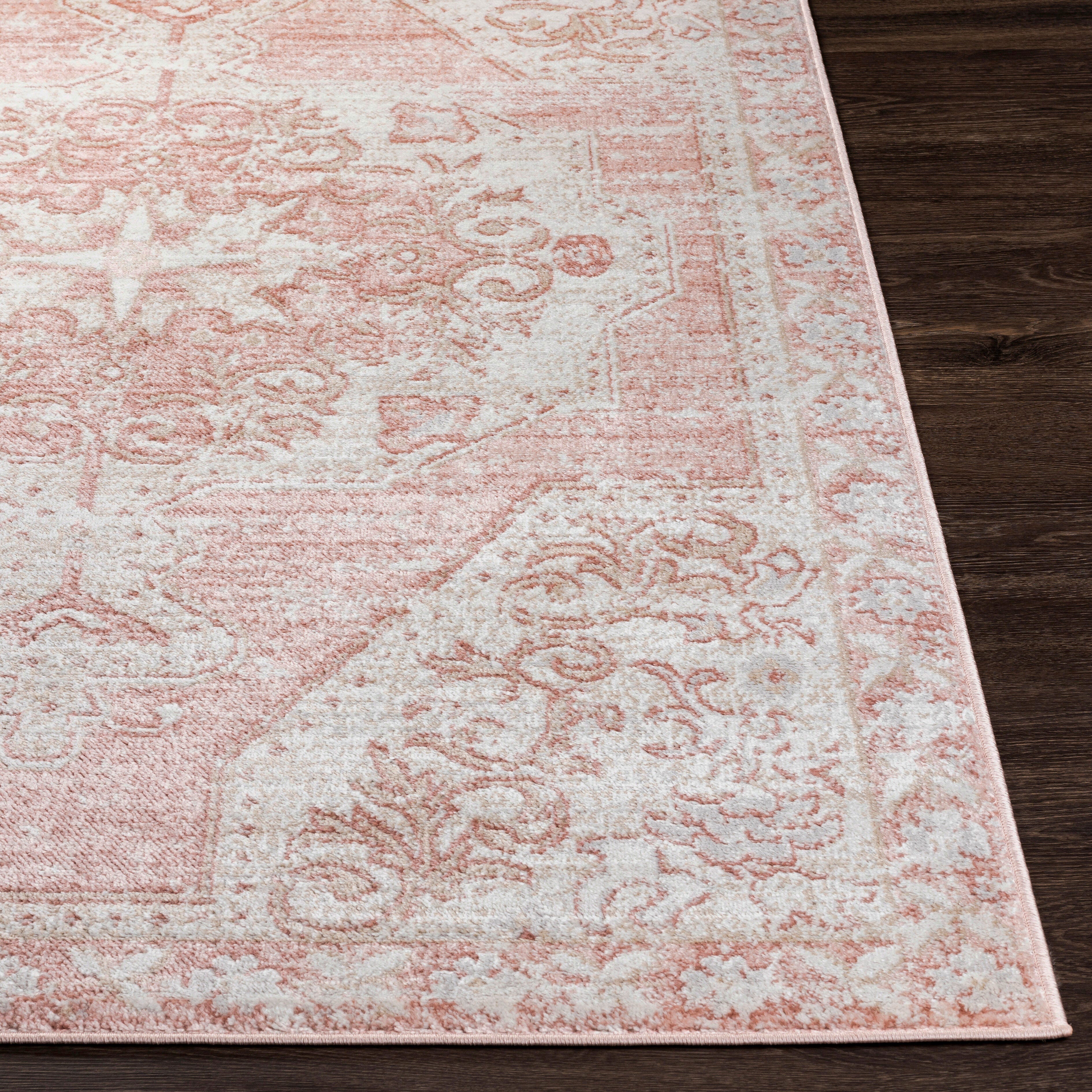 Surya St tropez Transitional Area Rug, Rose, large