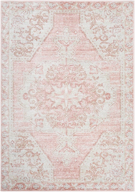 Surya St tropez Transitional Area Rug, Rose