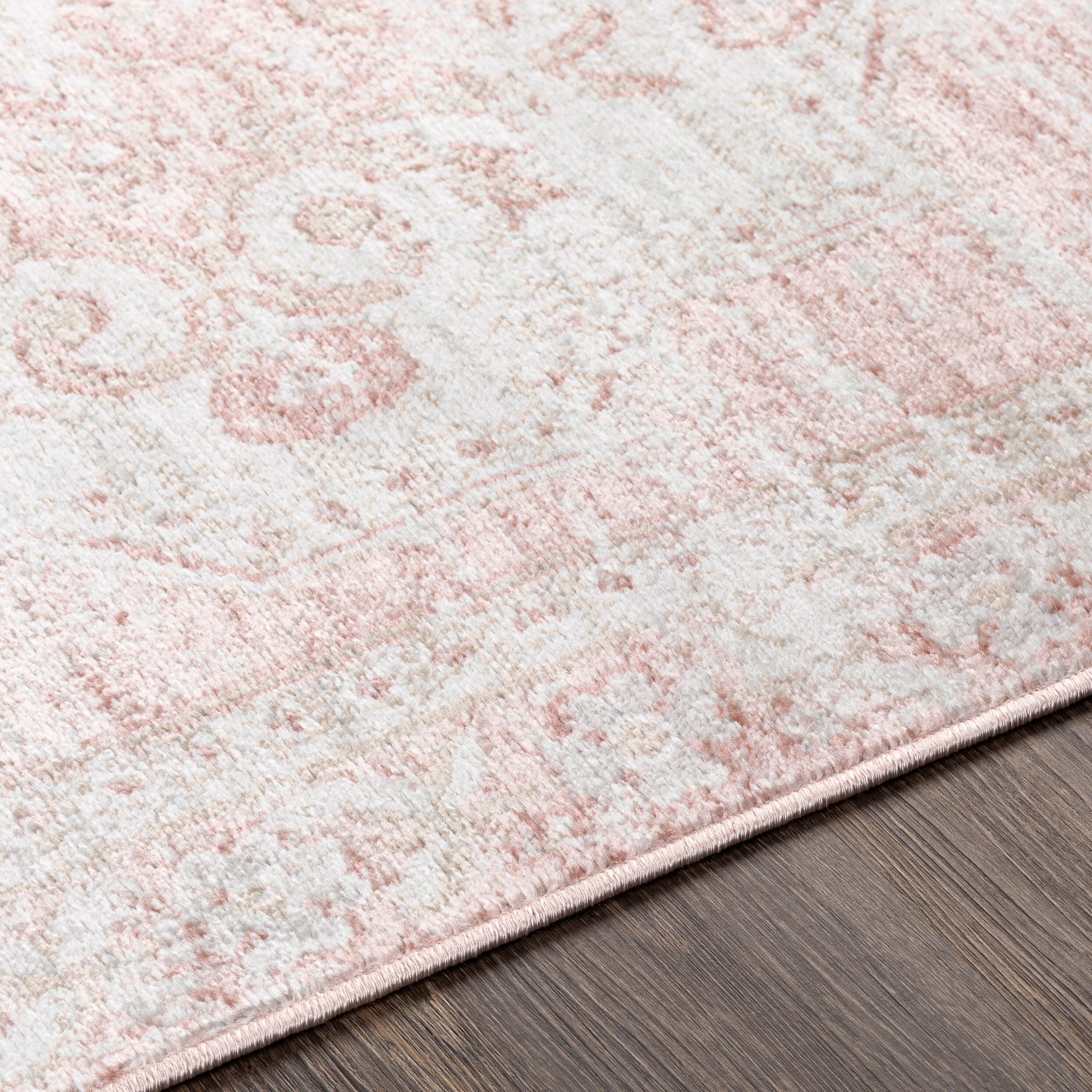 Surya St tropez Transitional Area Rug, Rose, large