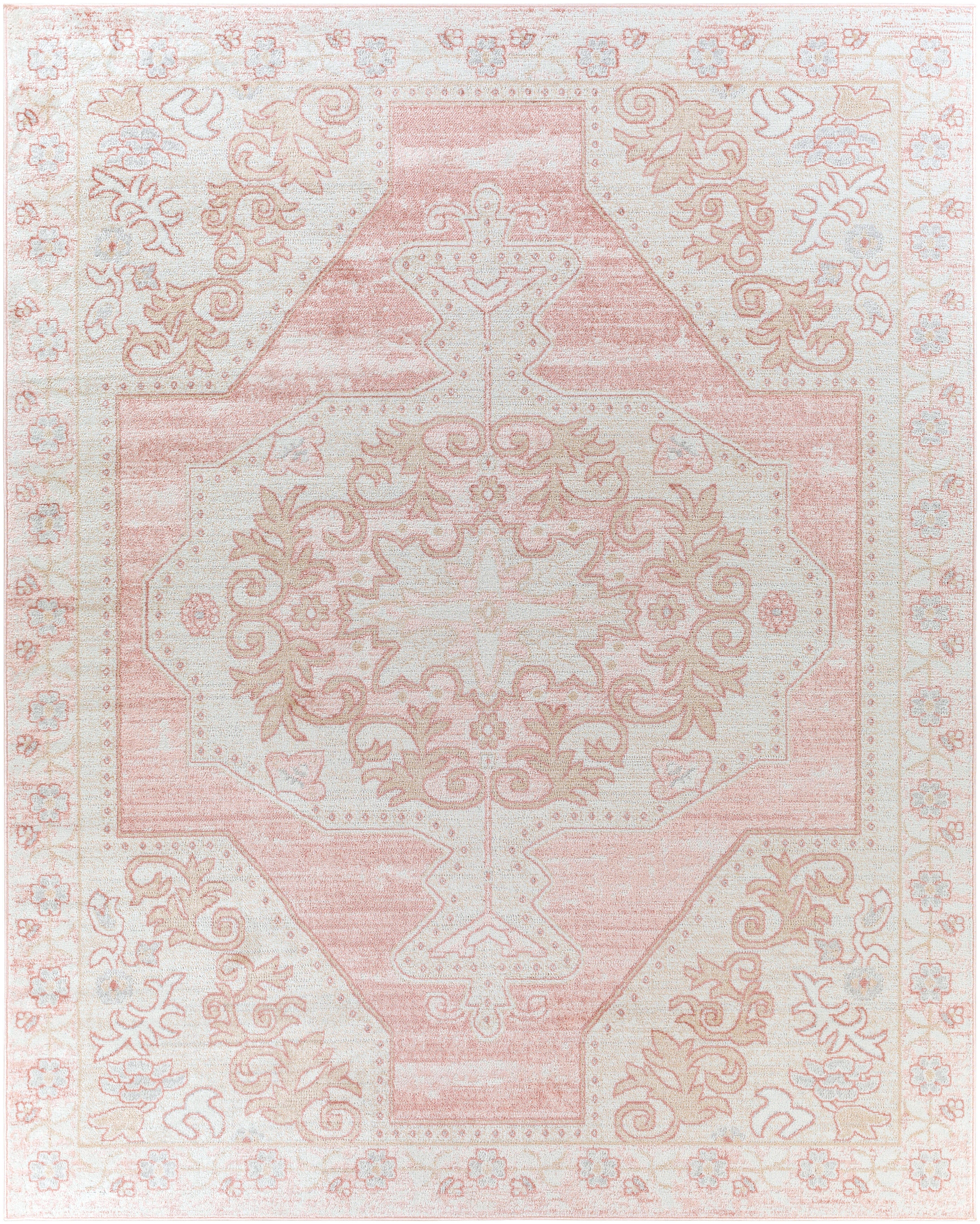 Surya St tropez Transitional Area Rug, Rose, large