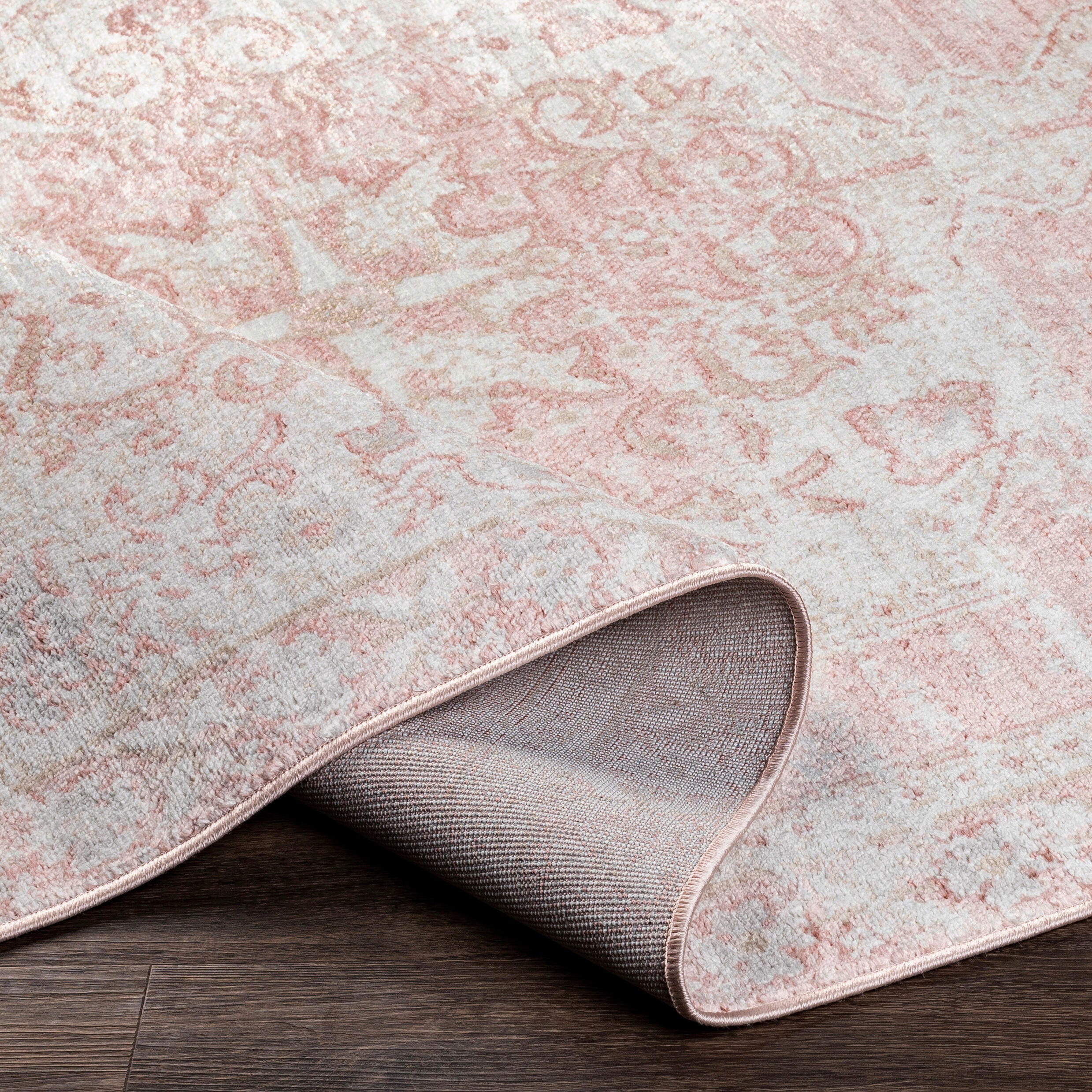 Surya St tropez Transitional Area Rug, Rose, large