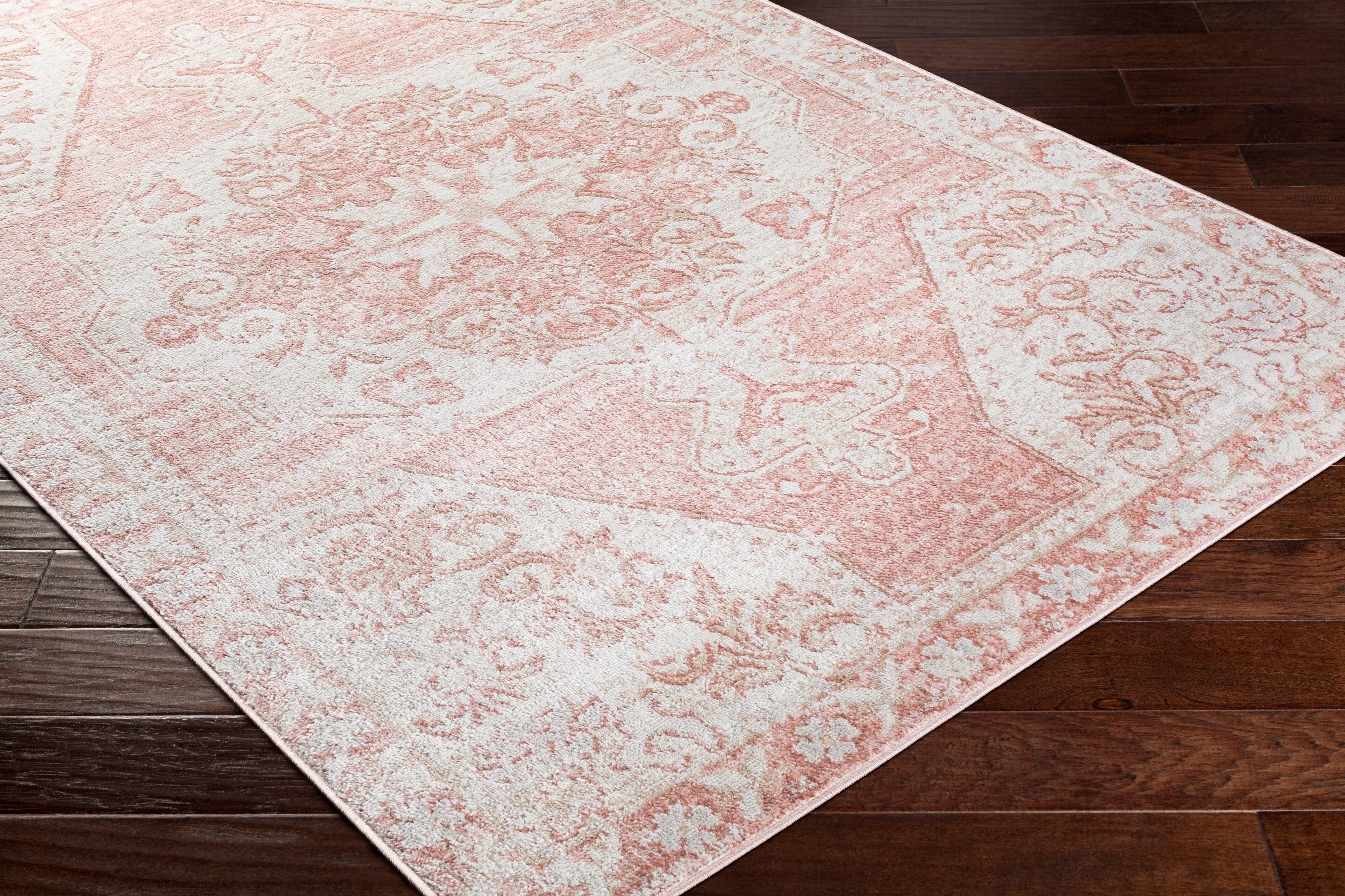 Surya St tropez Transitional Area Rug, Rose, large