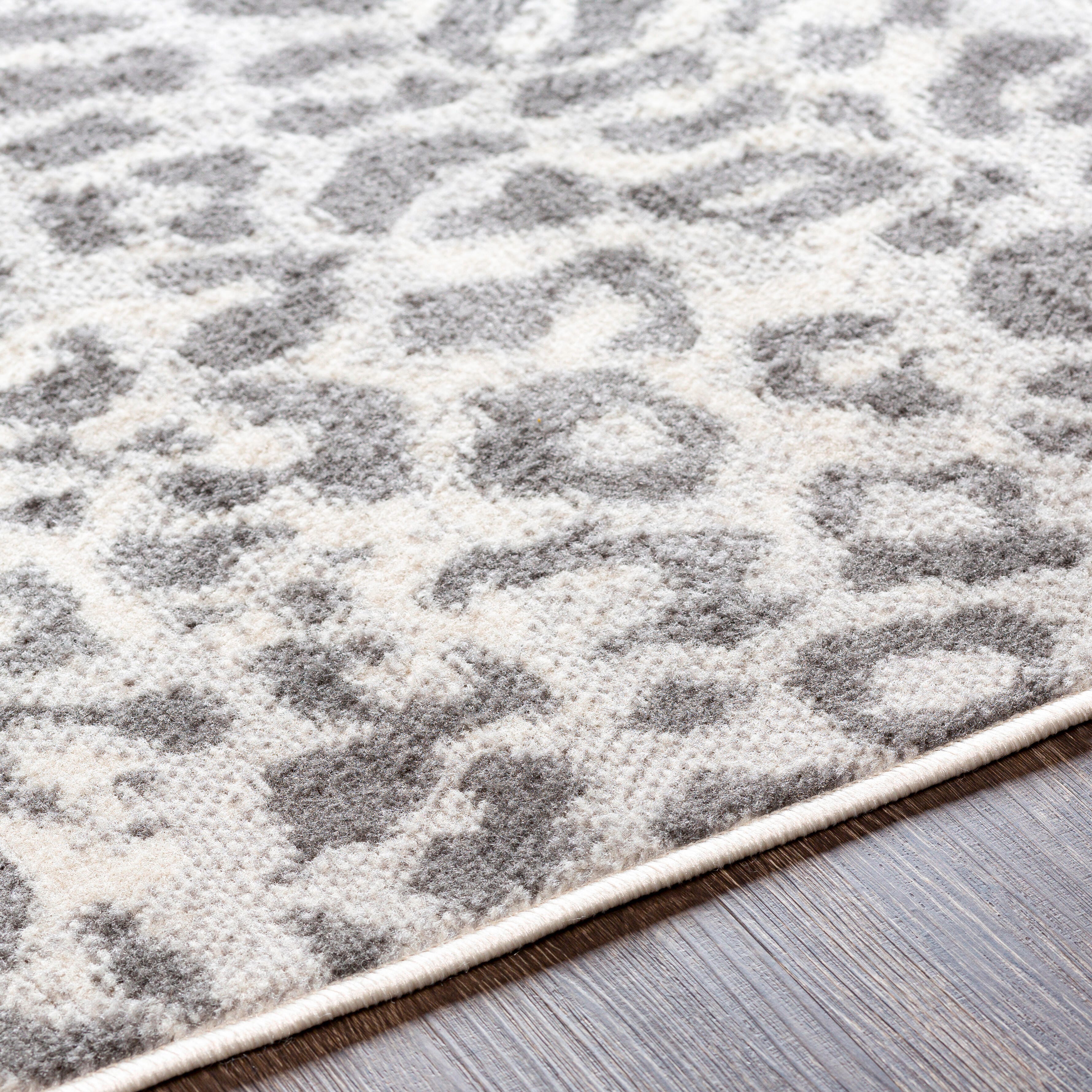 Surya Pisa Modern Area Rug, Light Gray, large