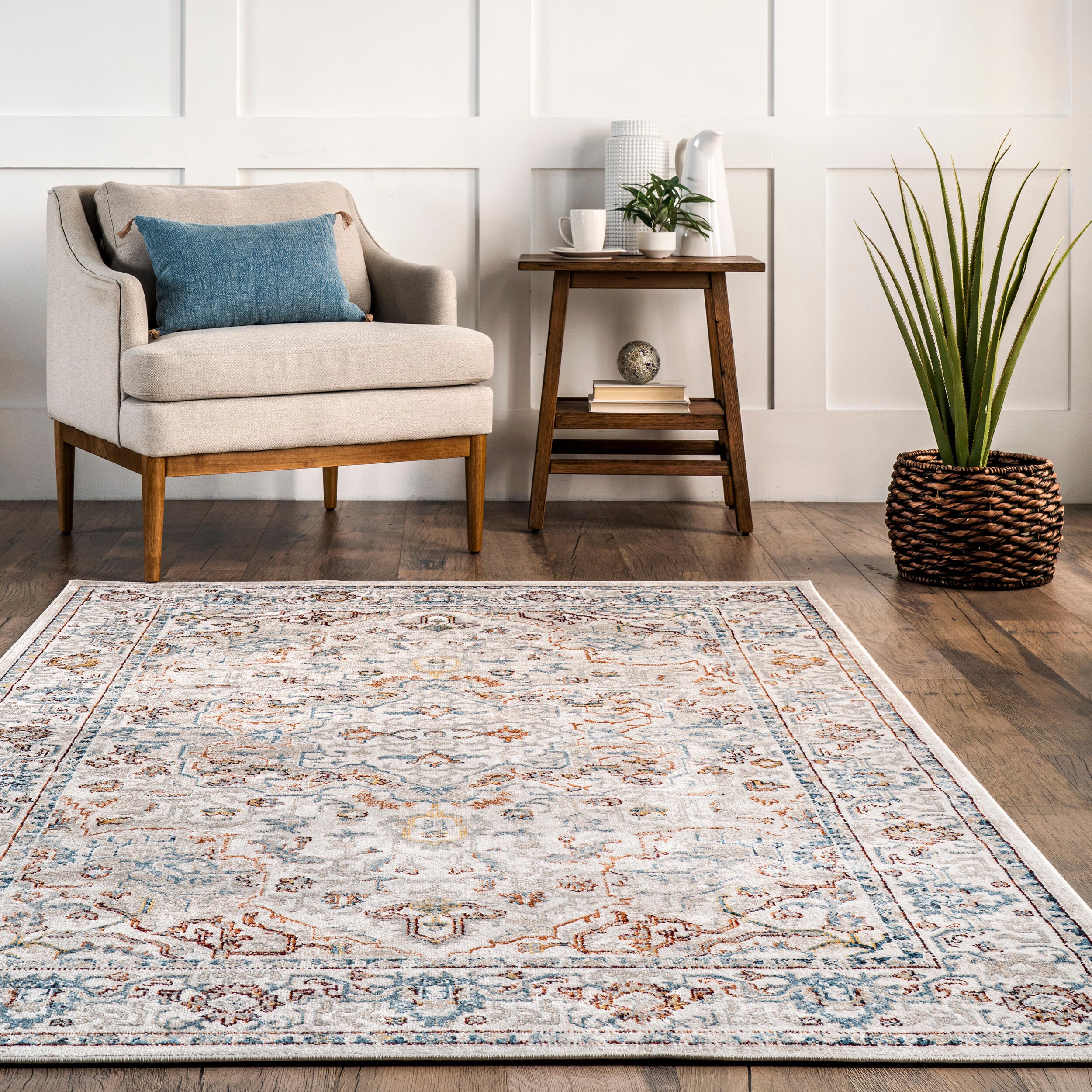 nuLOOM Cady 4' x 6' Accent Rug, Beige, large
