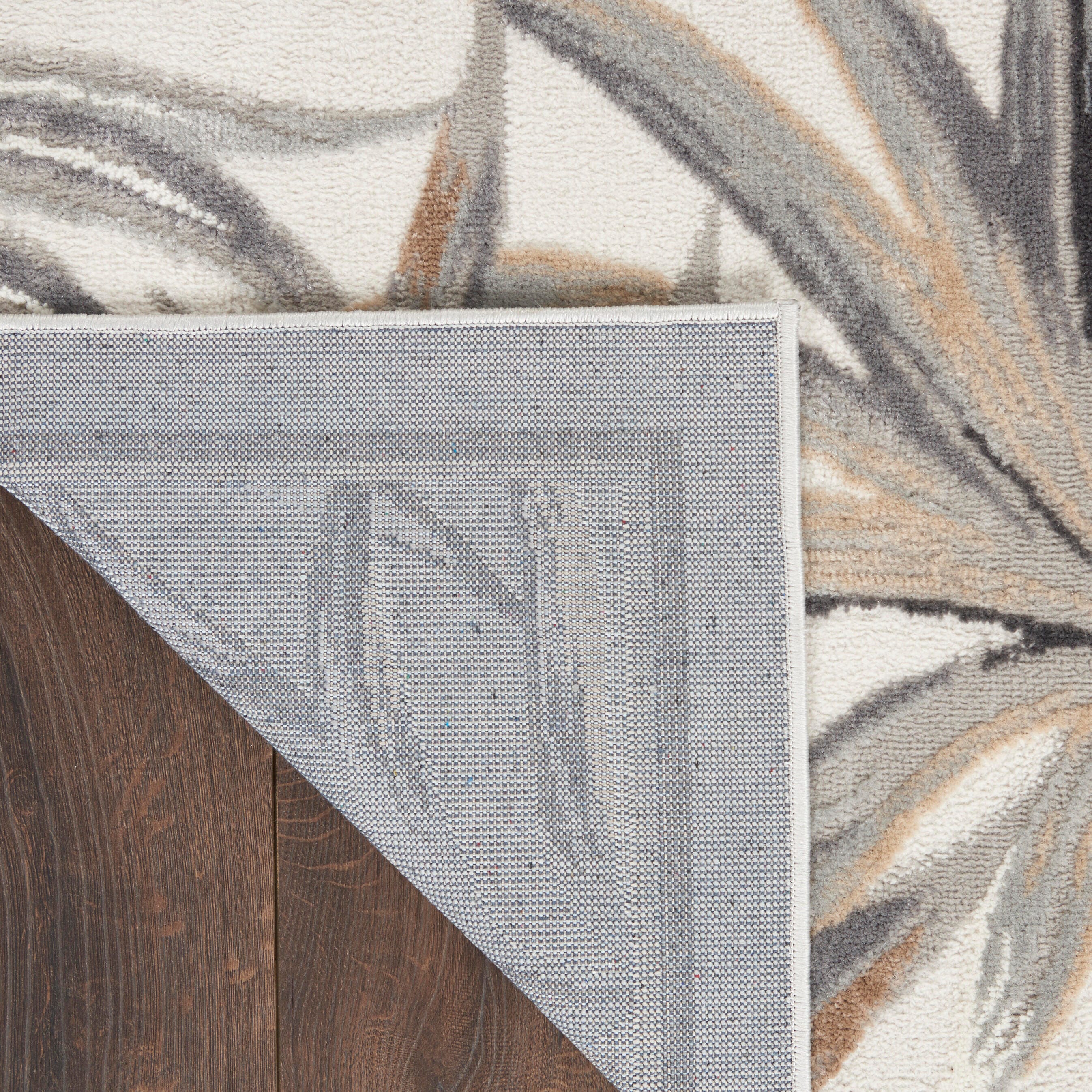 Nourison Home Reef Seaside 5'3" x 7'3" Area Rug, Ivory/Gray, large