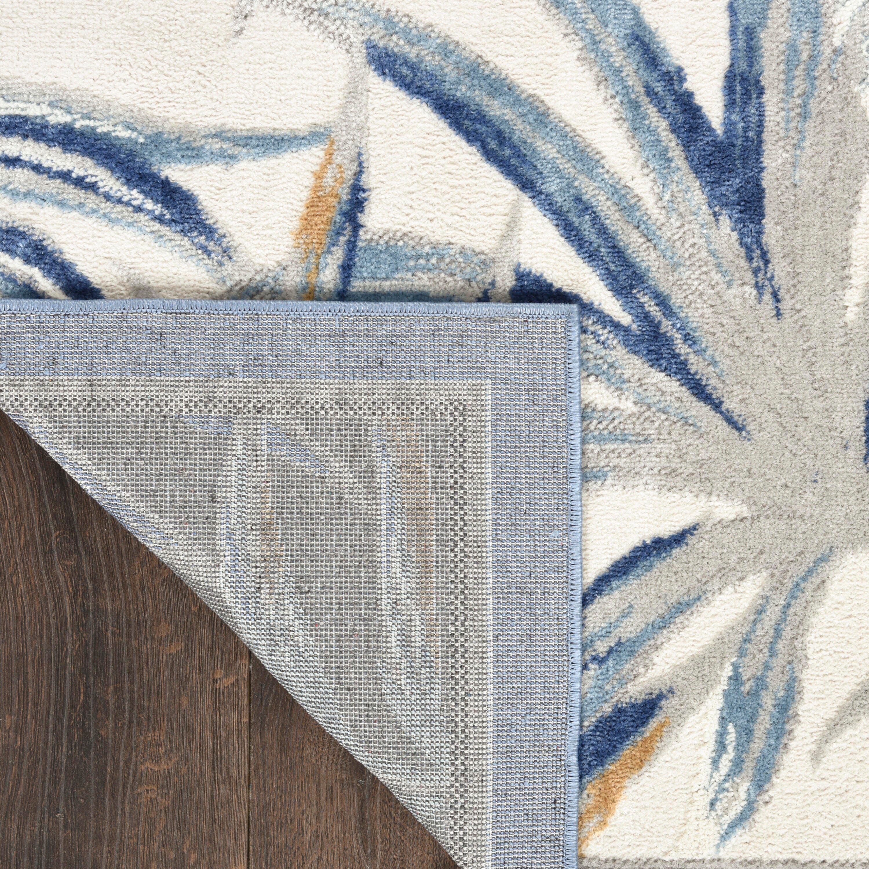 Nourison Home Reef Seaside 7'10" x 9'10" Area Rug, Ivory Blue, large