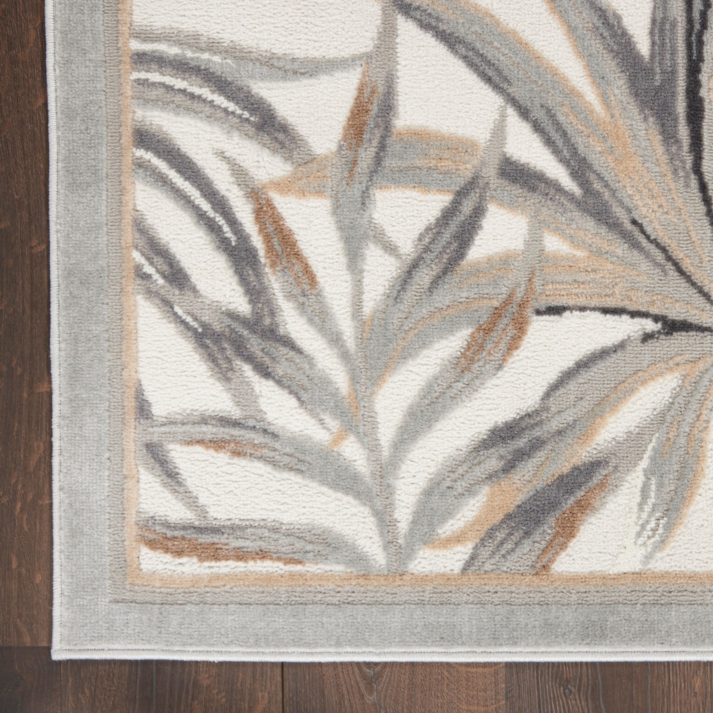 Nourison Home Reef Seaside 7'10" x 9'10" Area Rug, Ivory/Gray, large
