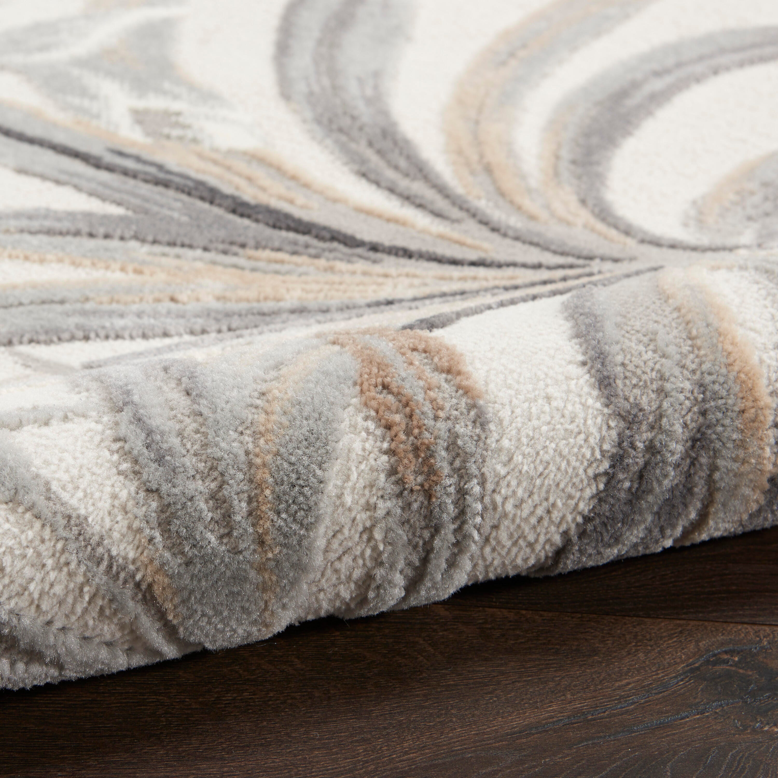 Nourison Home Reef Seaside 7'10" x 9'10" Area Rug, Ivory/Gray, large