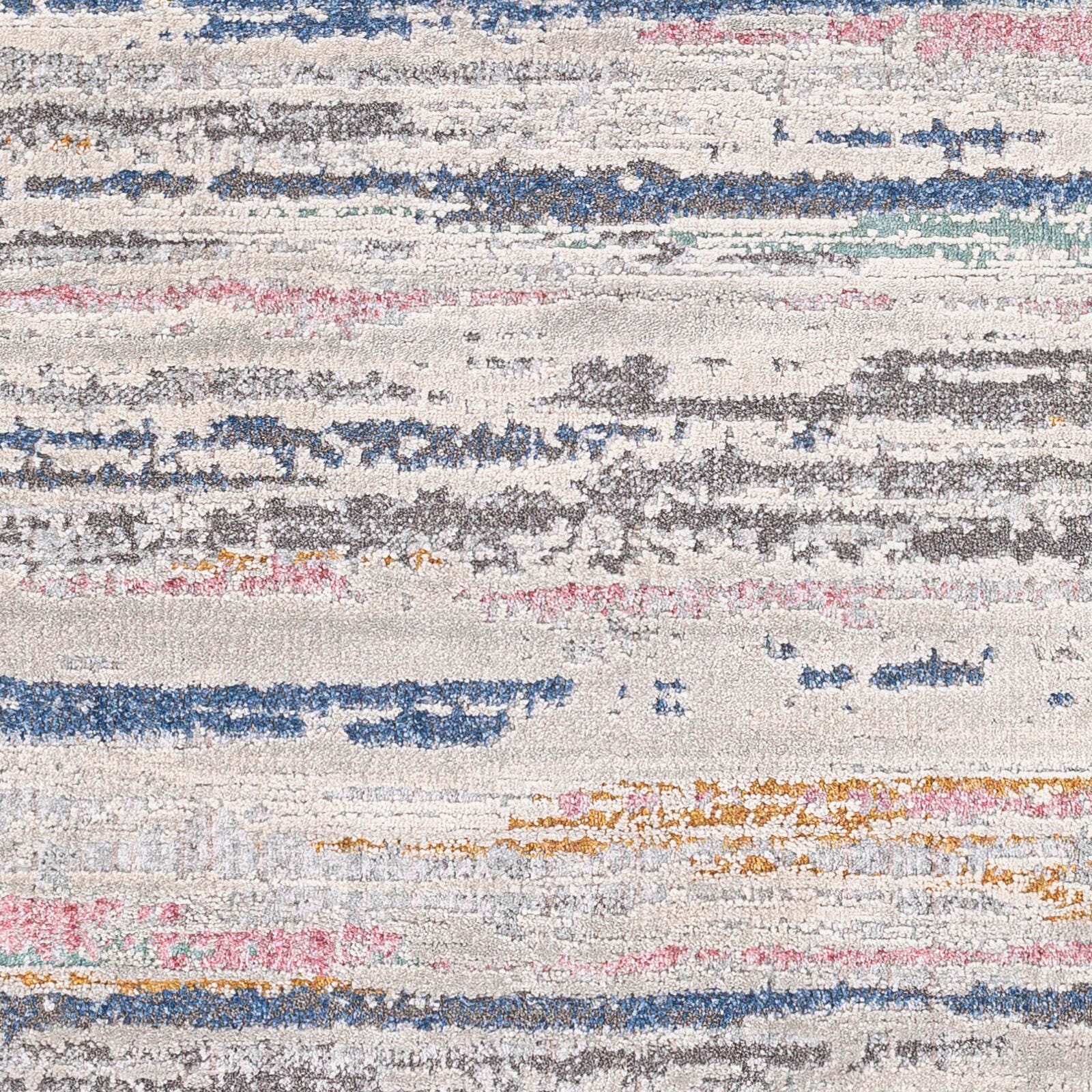 Surya Lagos 5'3" x 7' Ultramodern Area Rug, Gray Multi, large