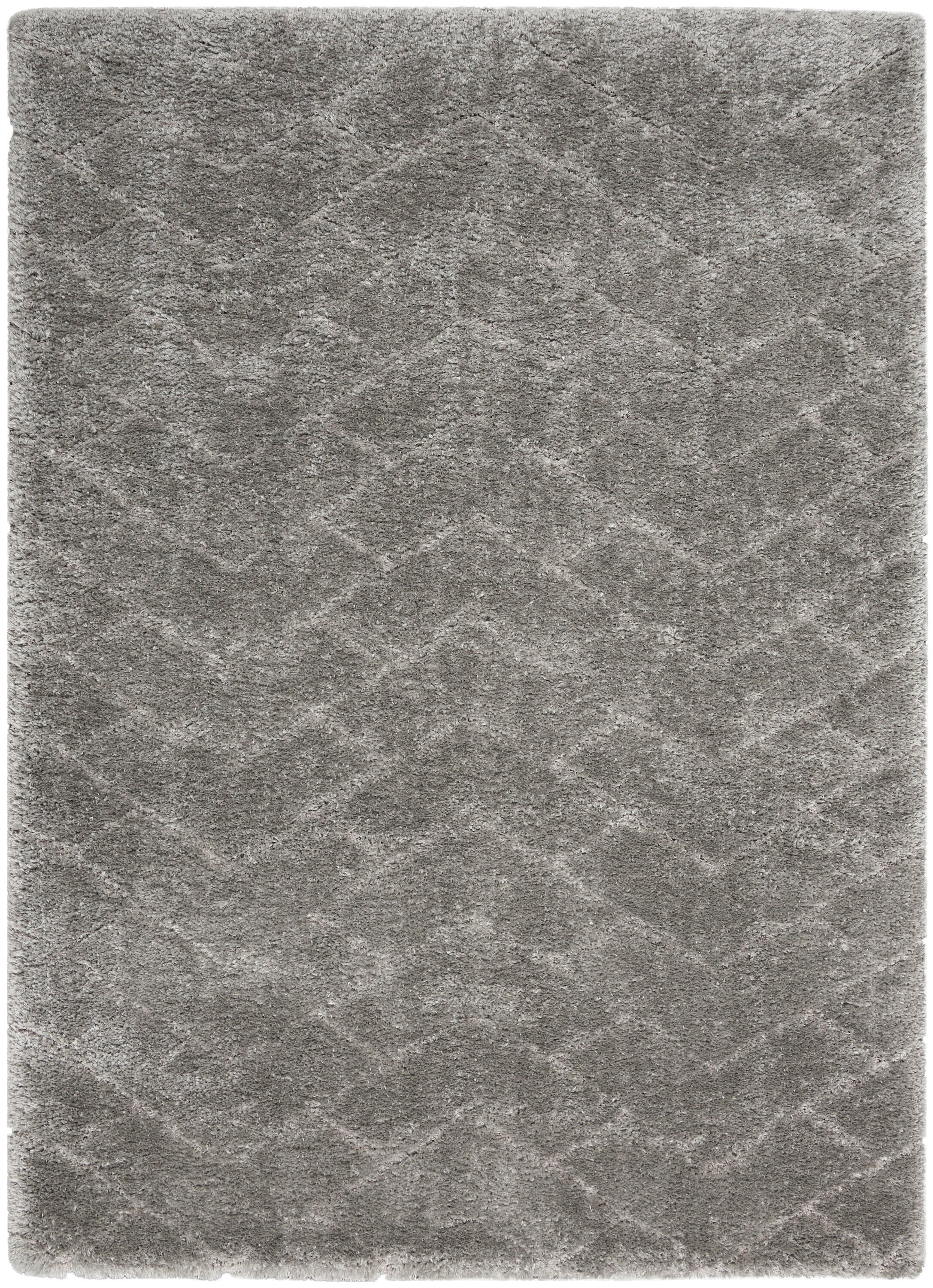 Nourison Nourison Dreamy Shag 4' x 6' Grey Shag Indoor Rug, Gray, large