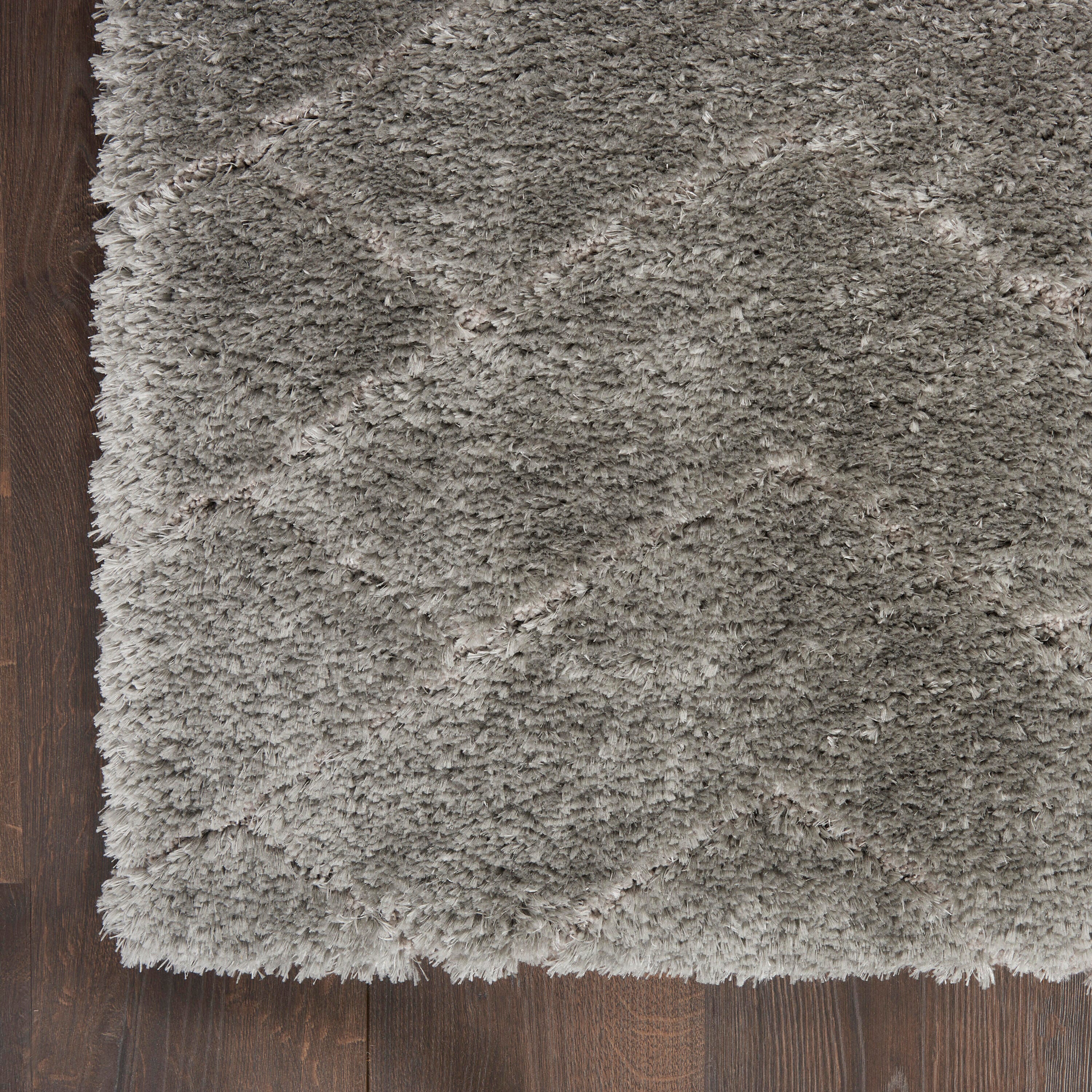 Nourison Nourison Dreamy Shag 4' x 6' Grey Shag Indoor Rug, Gray, large