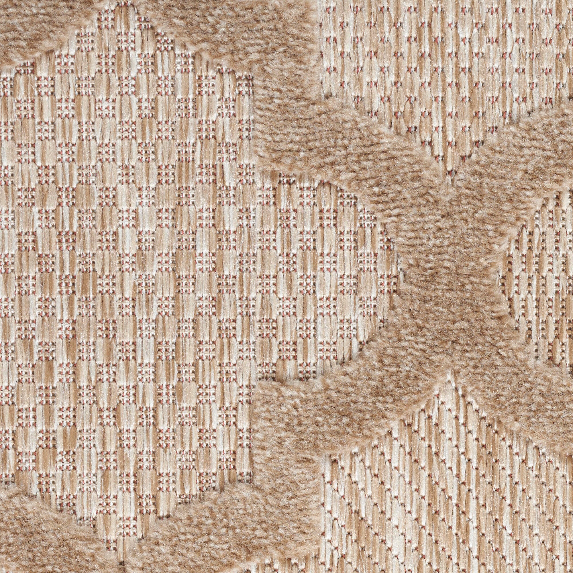 Nourison Home Easy Care 5' x 7' Natural Beige Modern Indoor/Outdoor Rug