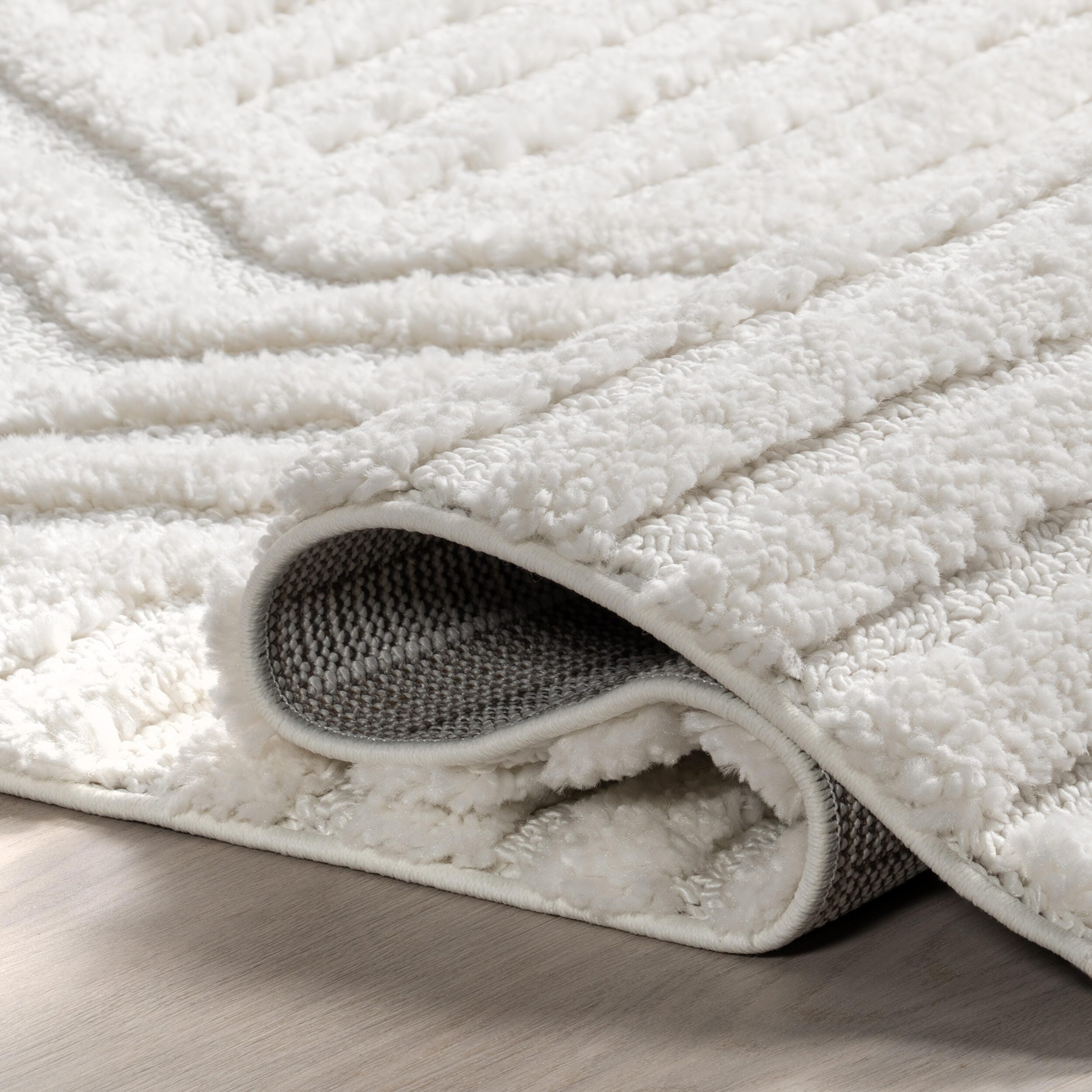 nuLOOM Risette 4' x 6' Area Rug, Ivory, large