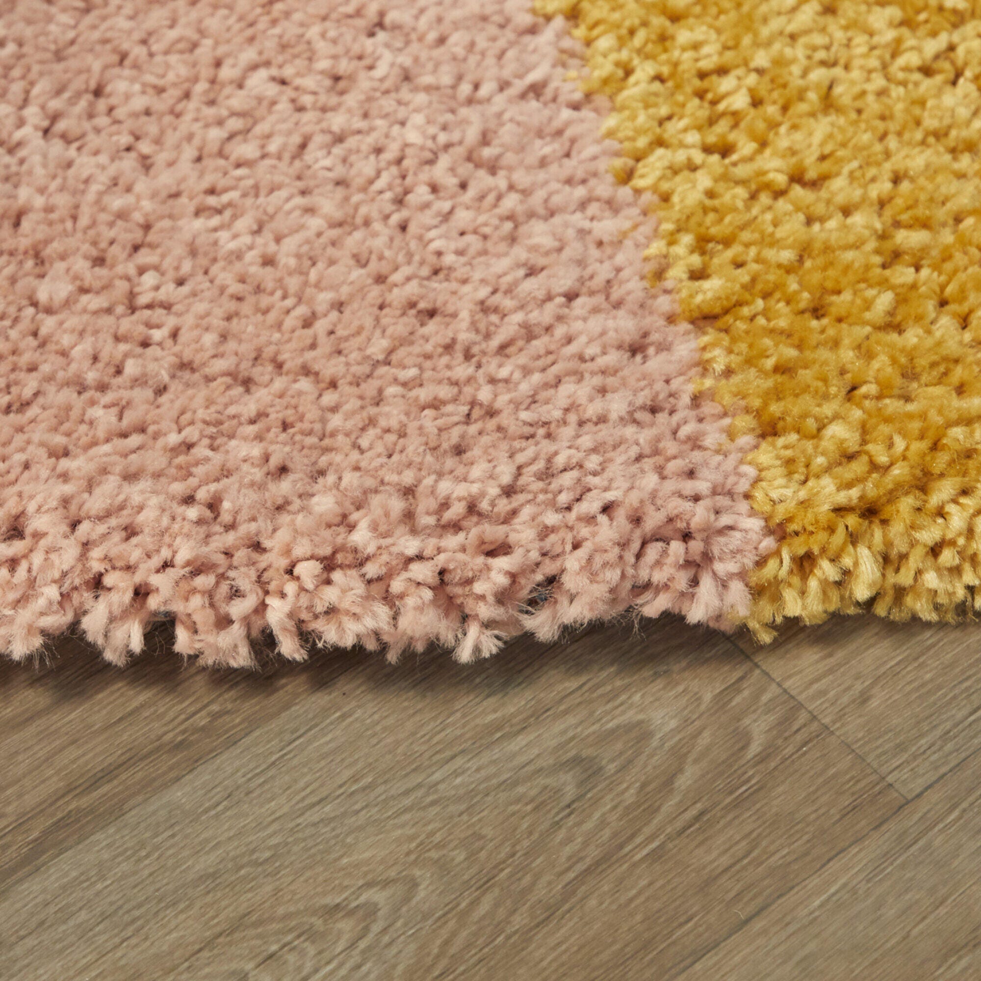 Baxton Studio Amelia Kids Modern Rainbow 4' 4" x 6' Runner Rug, Cream, large