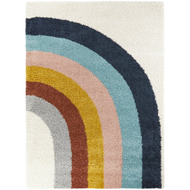Baxton Studio Amelia Kids Modern Rainbow 8' 9" x 12' Area Rug
