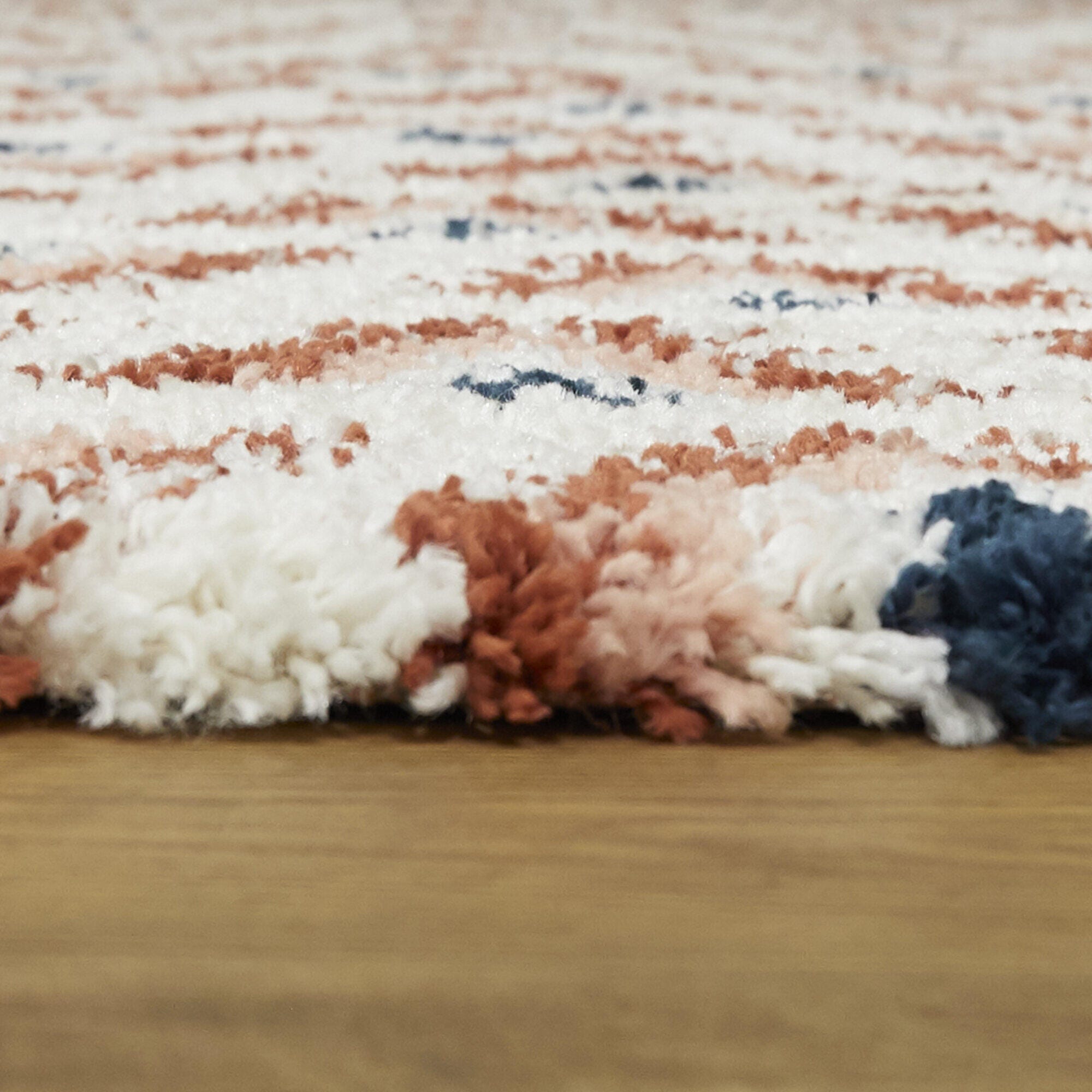 Balta Hadley Southwestern Shag 2' 7" x 7' Runner Rug, Rust, large