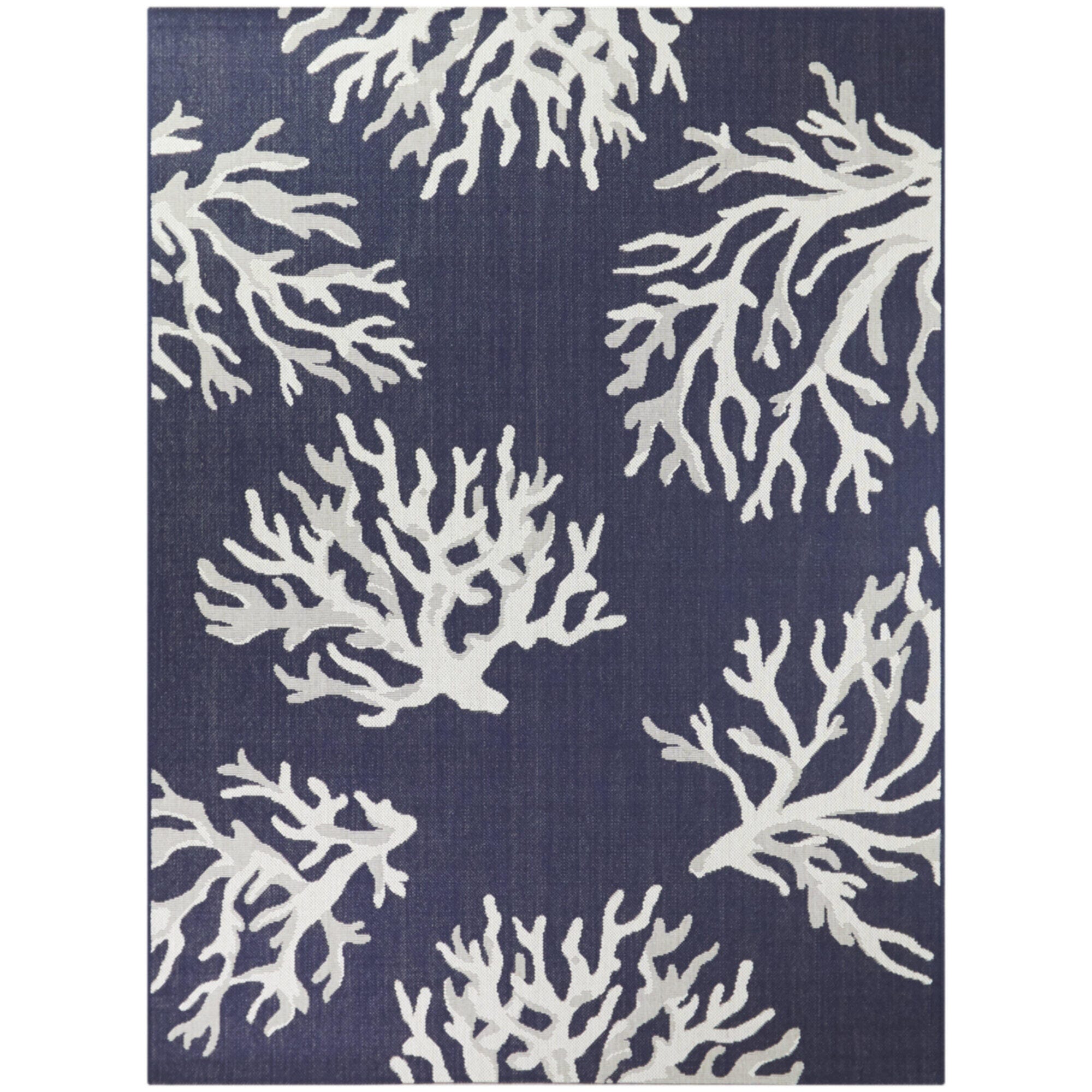 Balta Rugs Kaito 5' 3" x 7' Area Rug, Dark Blue, large