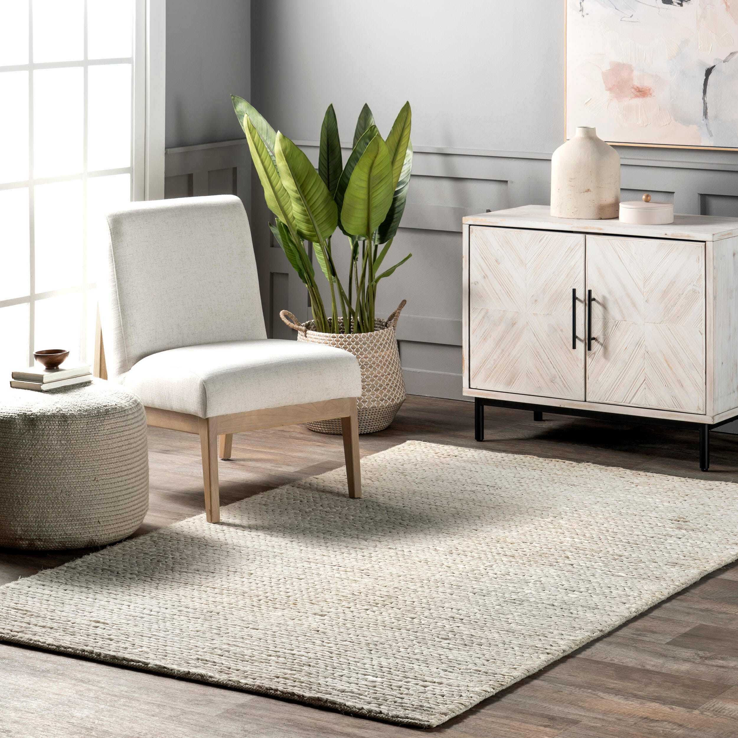 Nuloom Esmee 10' x 14' Area Rug, Off White, rollover