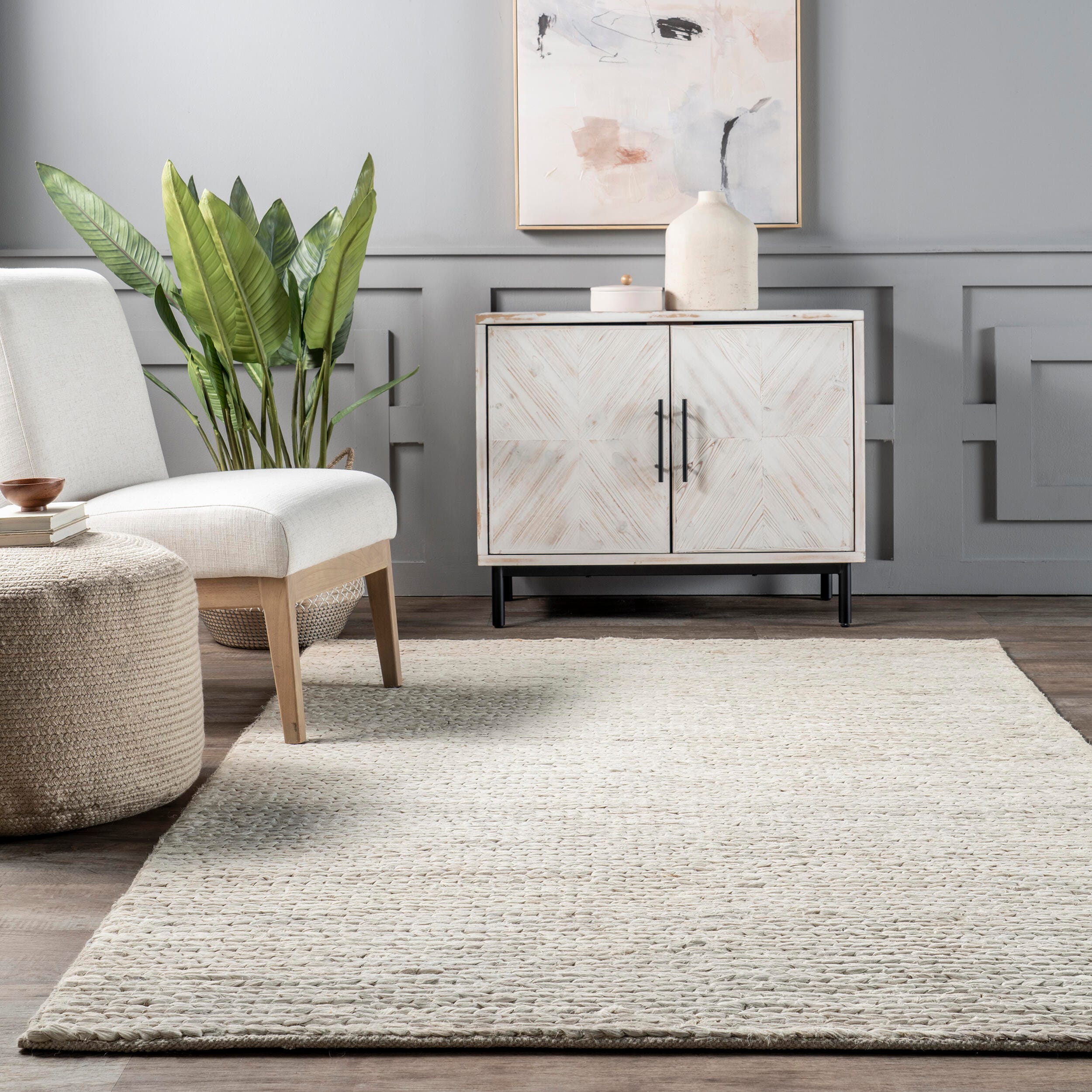Nuloom Esmee 10' x 14' Area Rug, Off White, large
