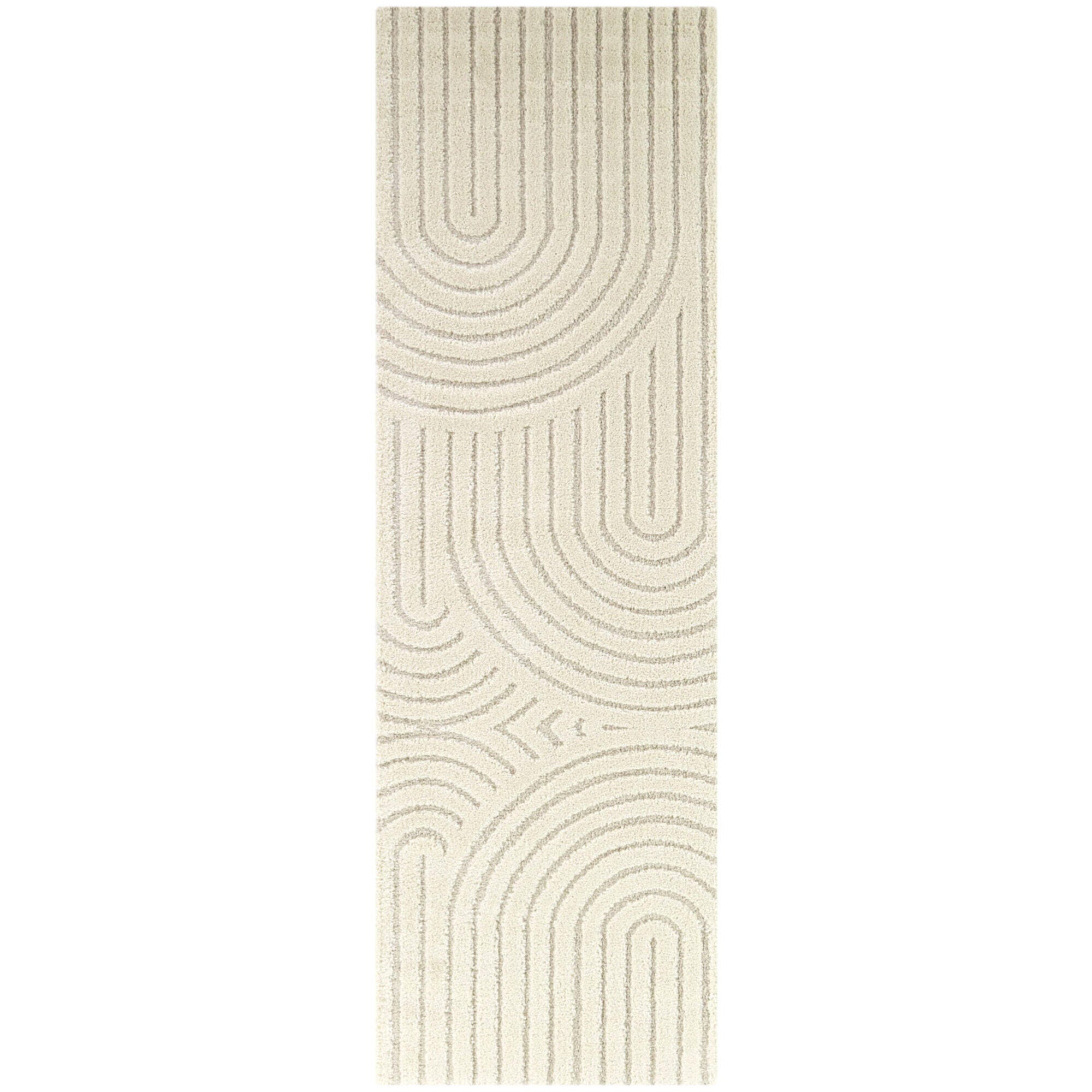 Balta Rugs Caserio 2' 2" x 10' Runner Rug, Ivory, large