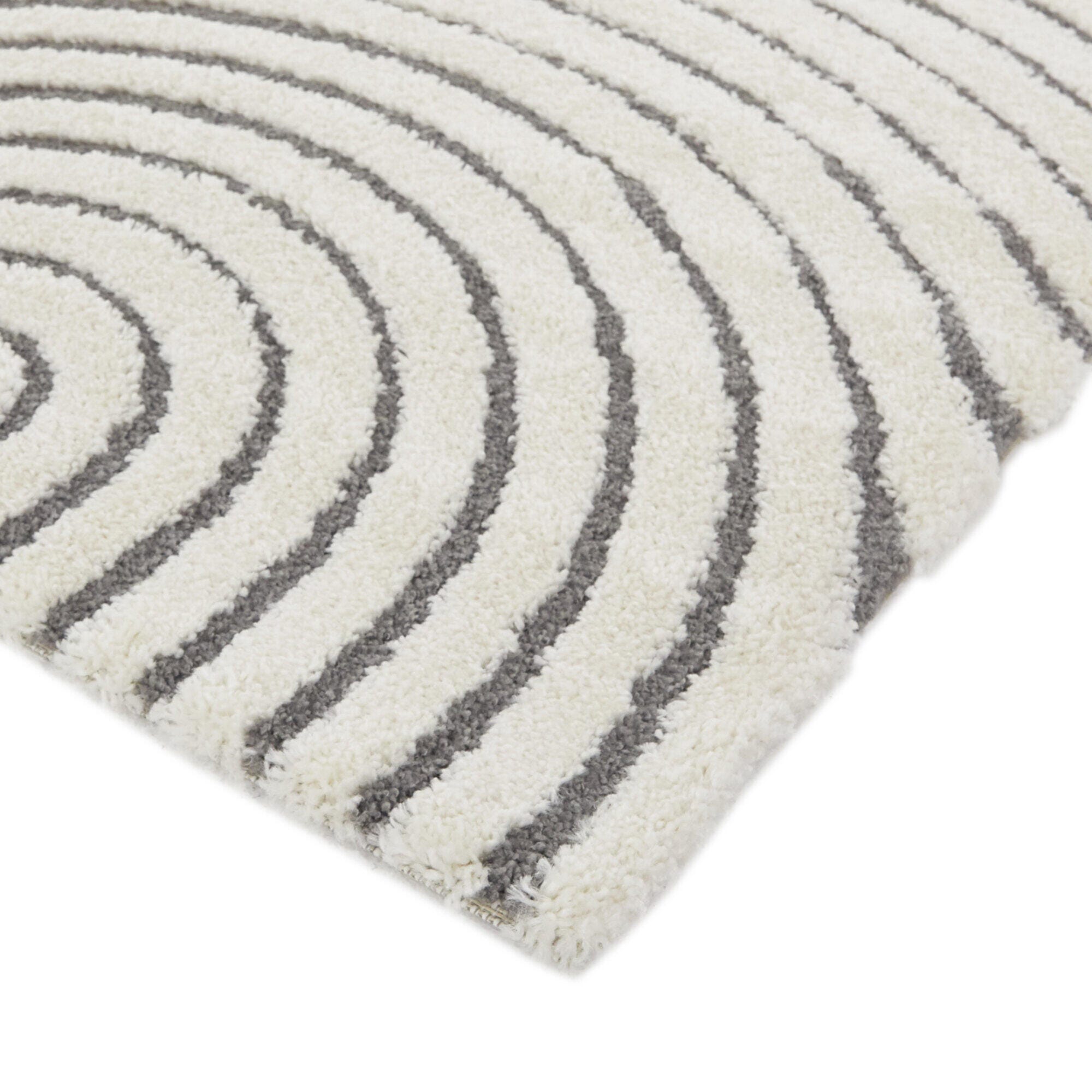 Balta Rugs Caserio 2' 2" x 7' Runner Rug, Cream/Gray, large