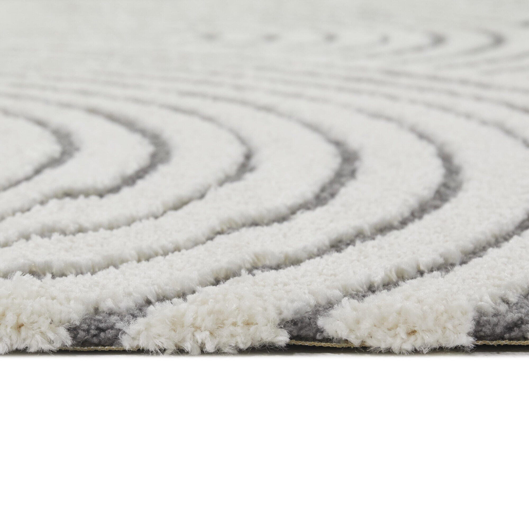 Balta Rugs Caserio 4' 4" x 6' Area Rug, Cream/Gray, large