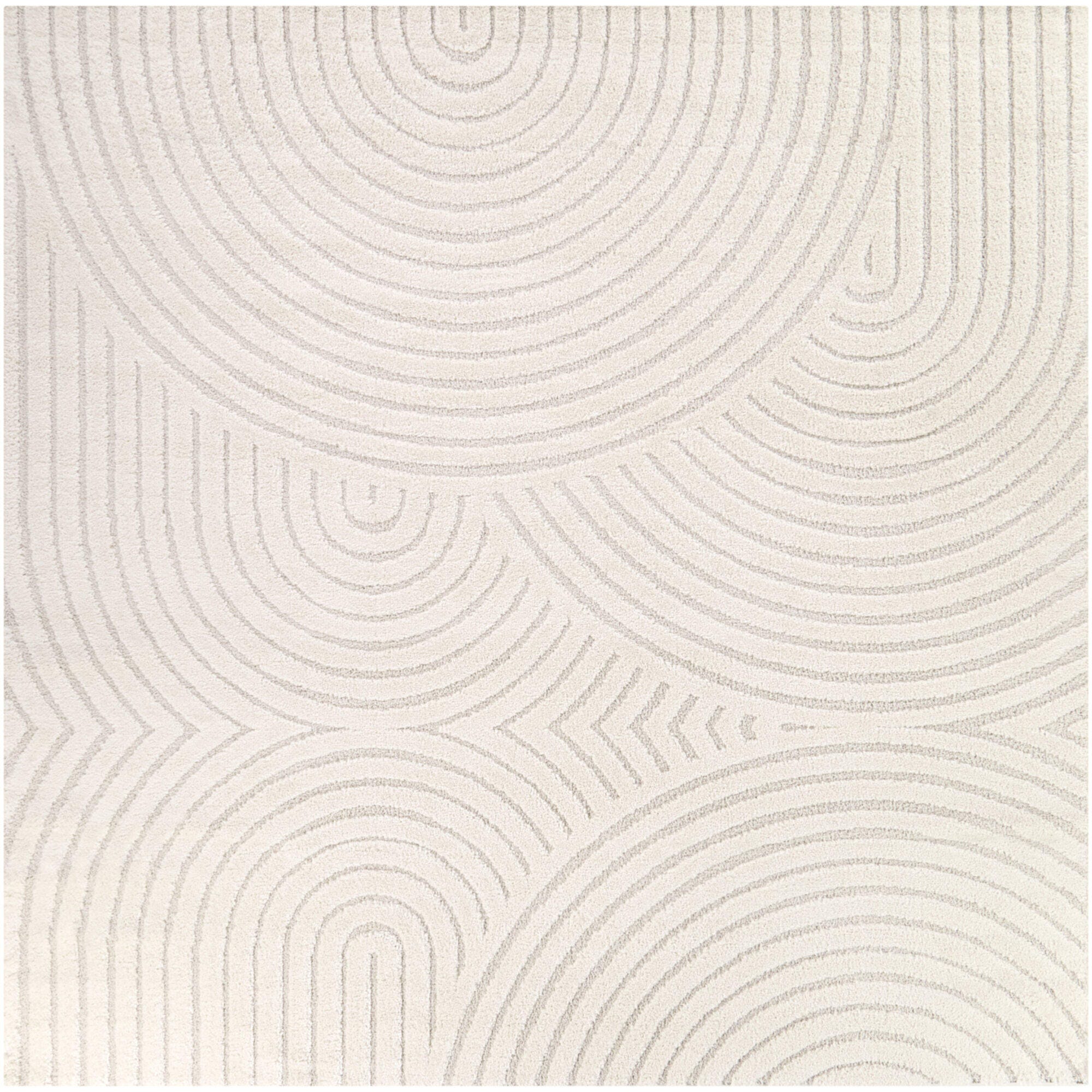 Balta Rugs Caserio 6' 7" x 6' 7" Area Rug, Ivory, large