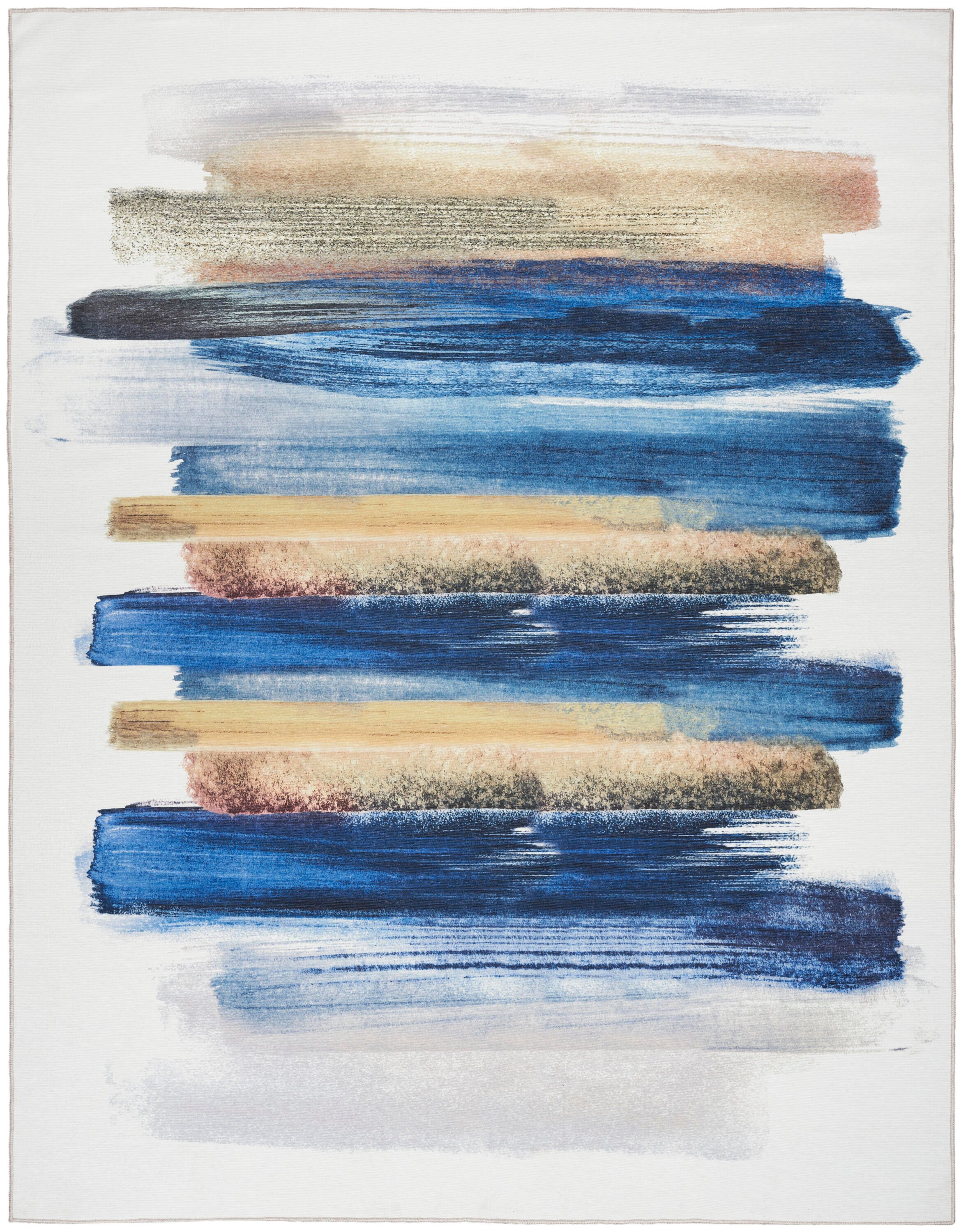 Nourison Home Elegant Washables Rug, Blue Multi, large