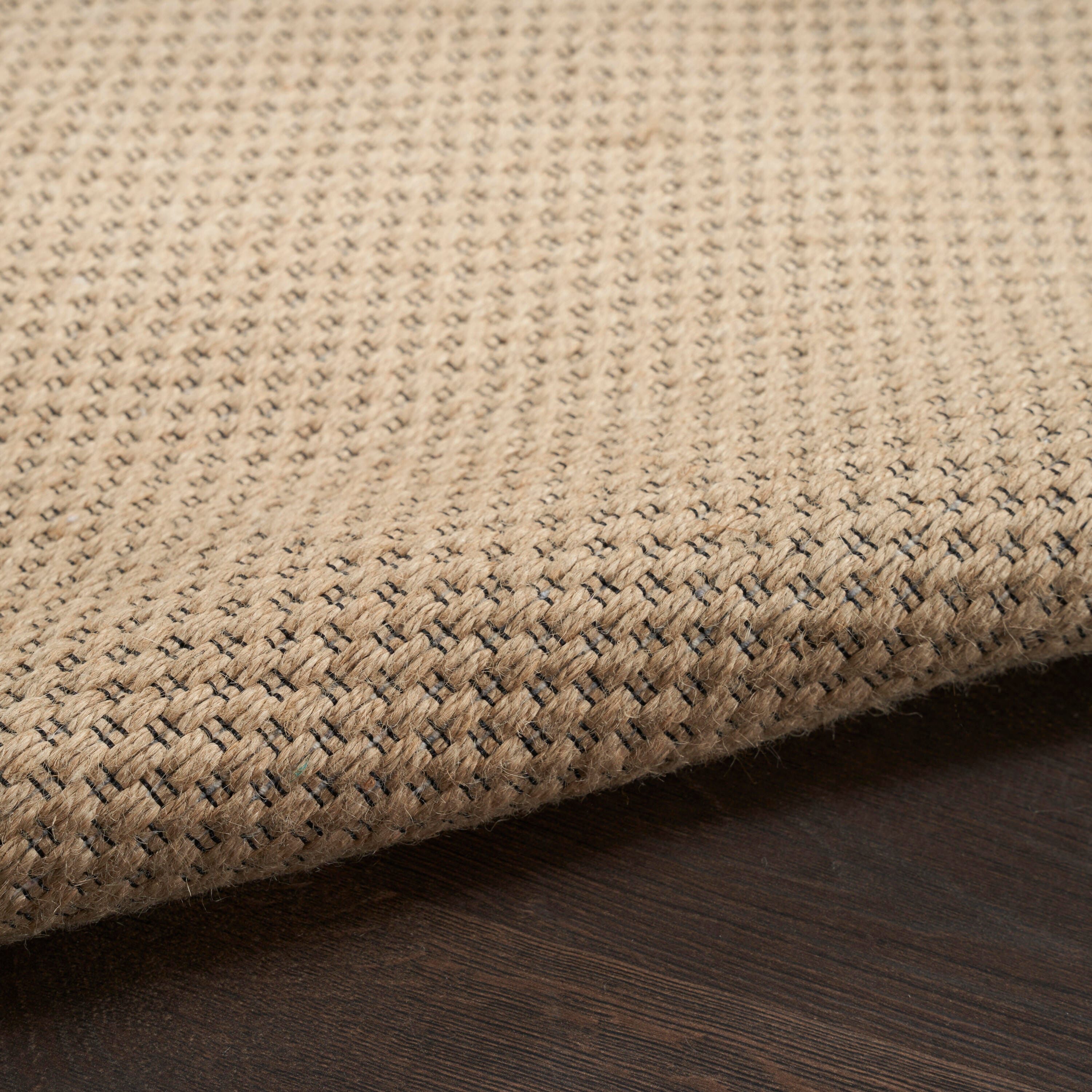 Nourison Home Nourison Washable Jute Rug, Natural, large