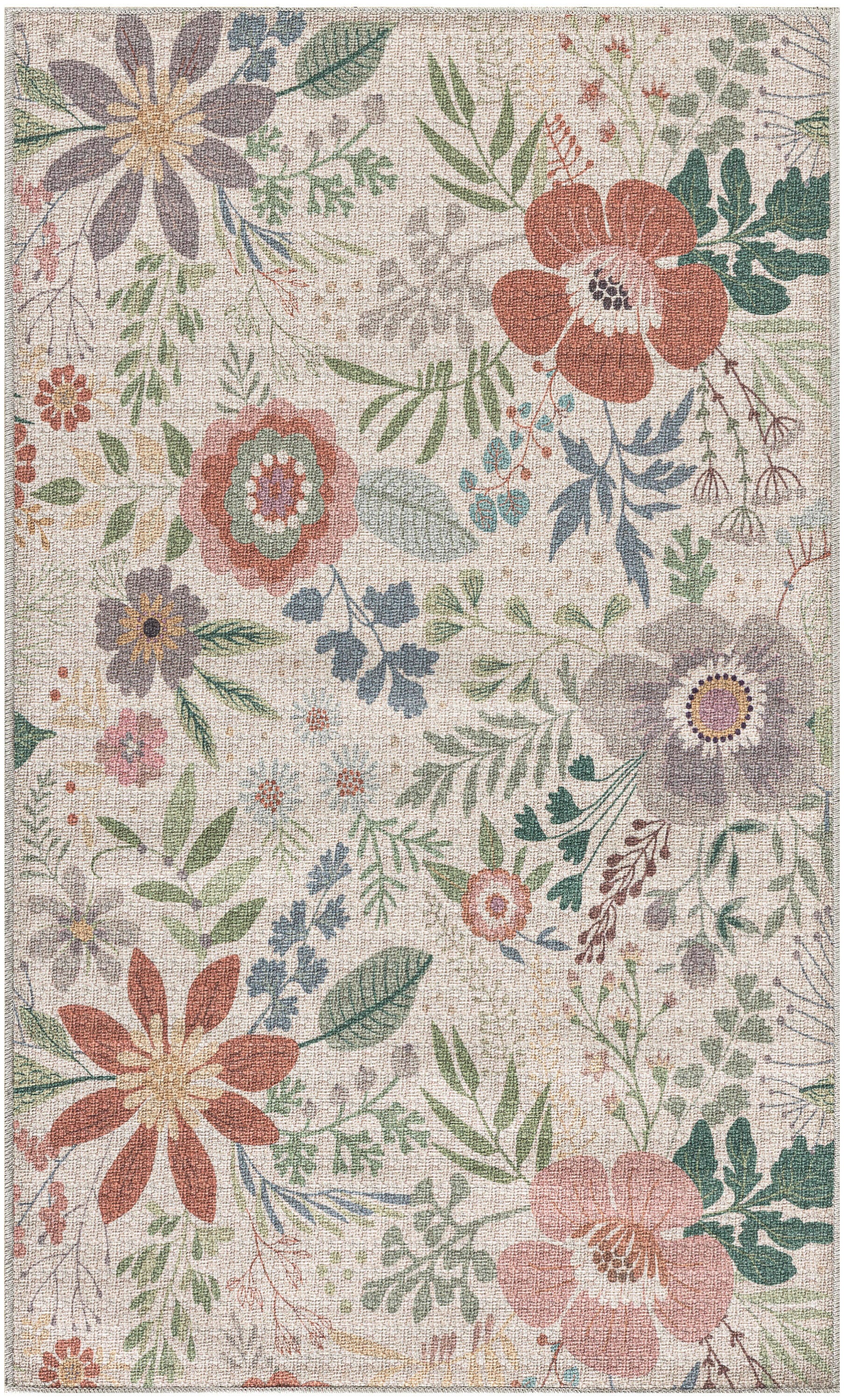 Nourison Home Elegant Washables Rug, Cream Multi, large