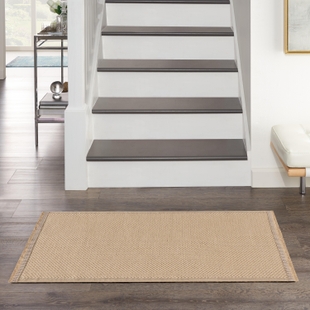 Nourison Home Nourison Washable Jute Rug, Natural, rollover