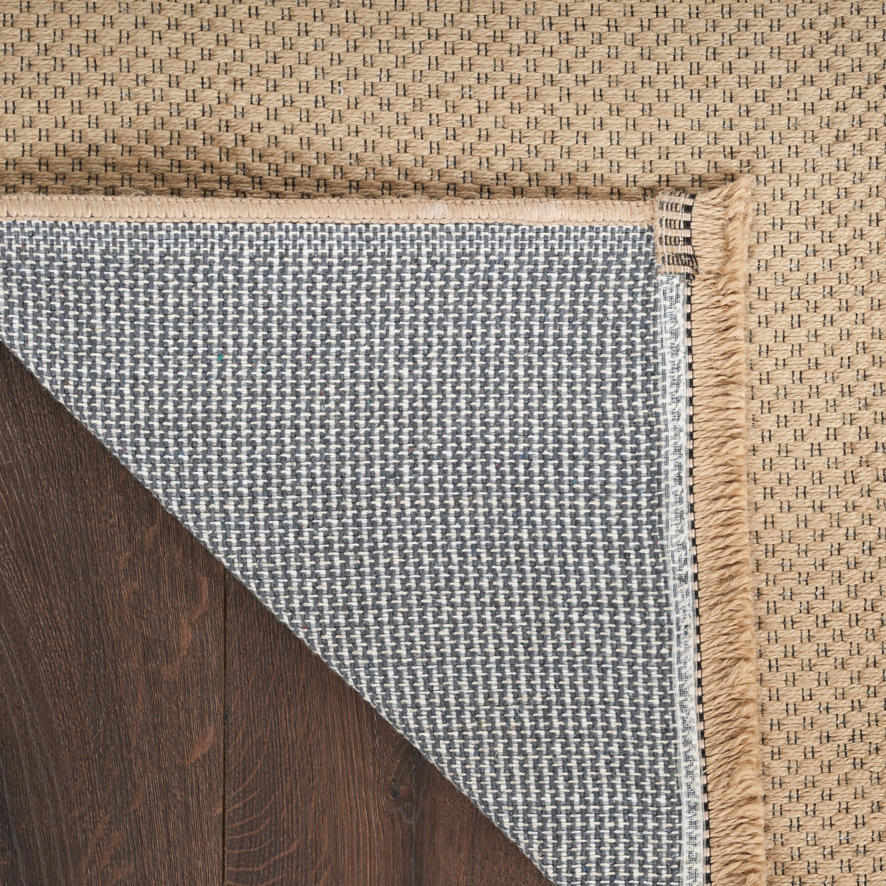 Nourison Home Nourison Washable Jute Rug, Natural, large