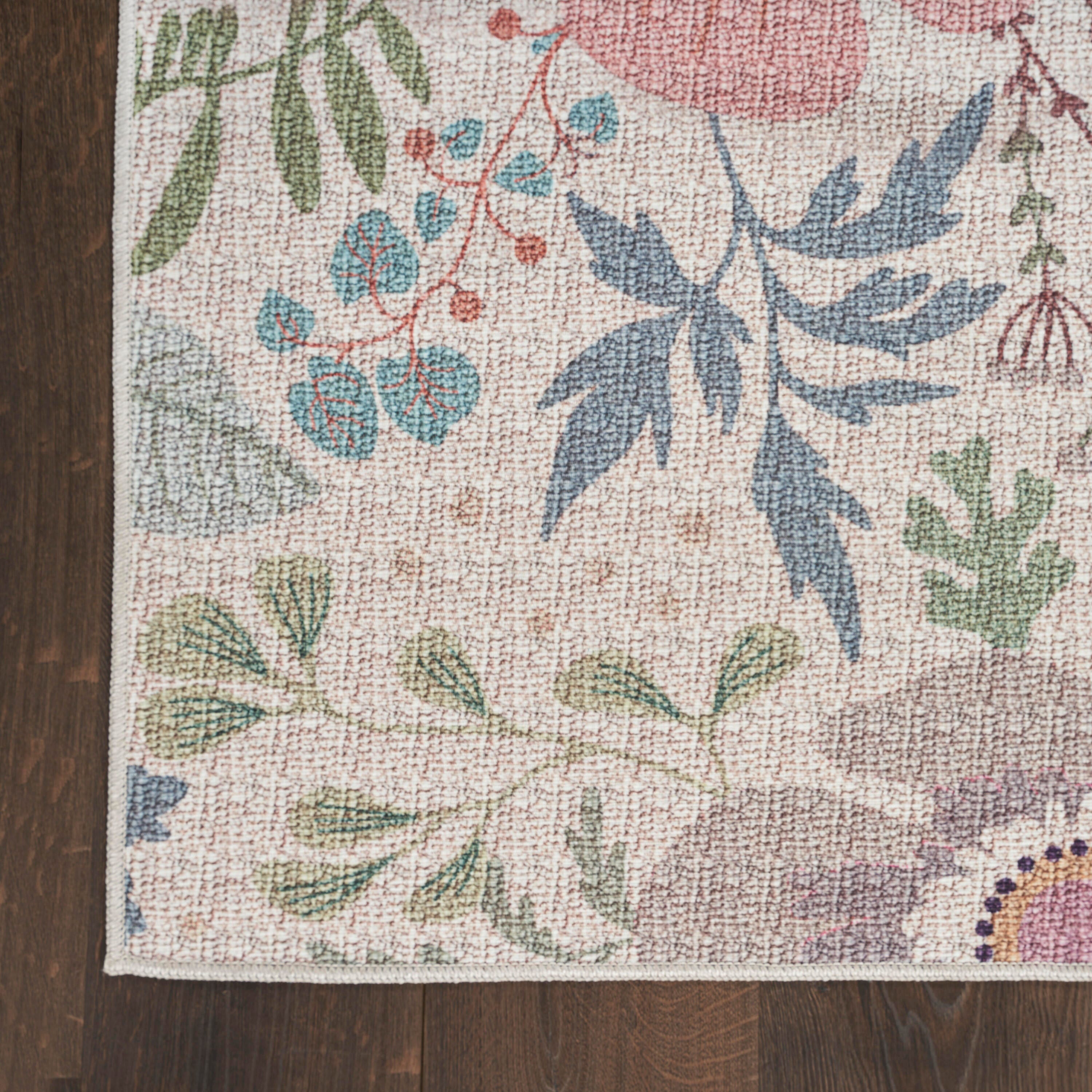 Nourison Home Elegant Washables Rug, Cream Multi, large