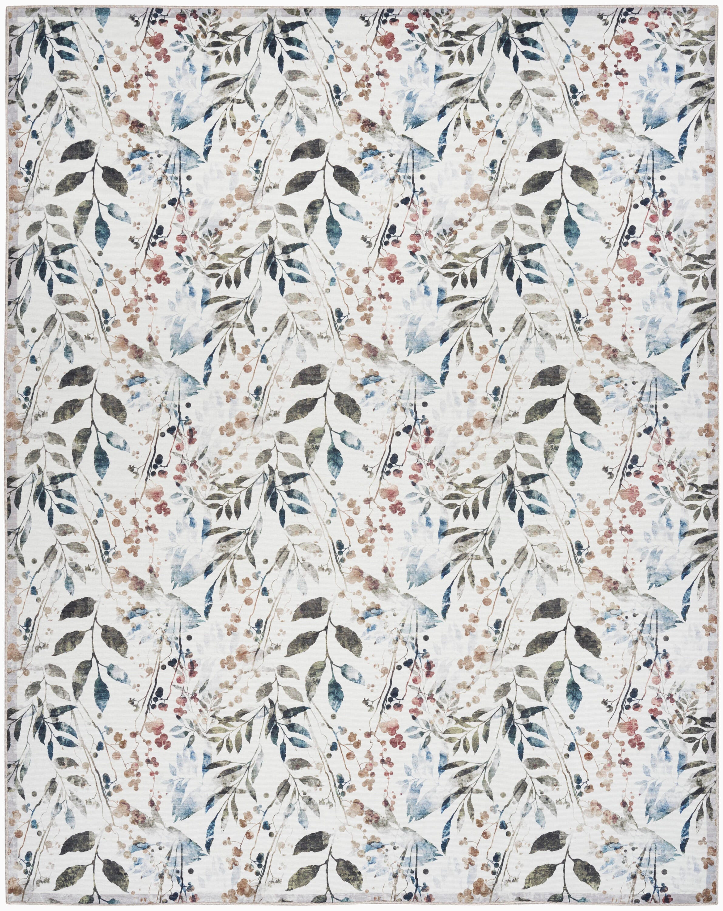 Nourison Home Machine Washable Series Rug, Ivory Multi, large