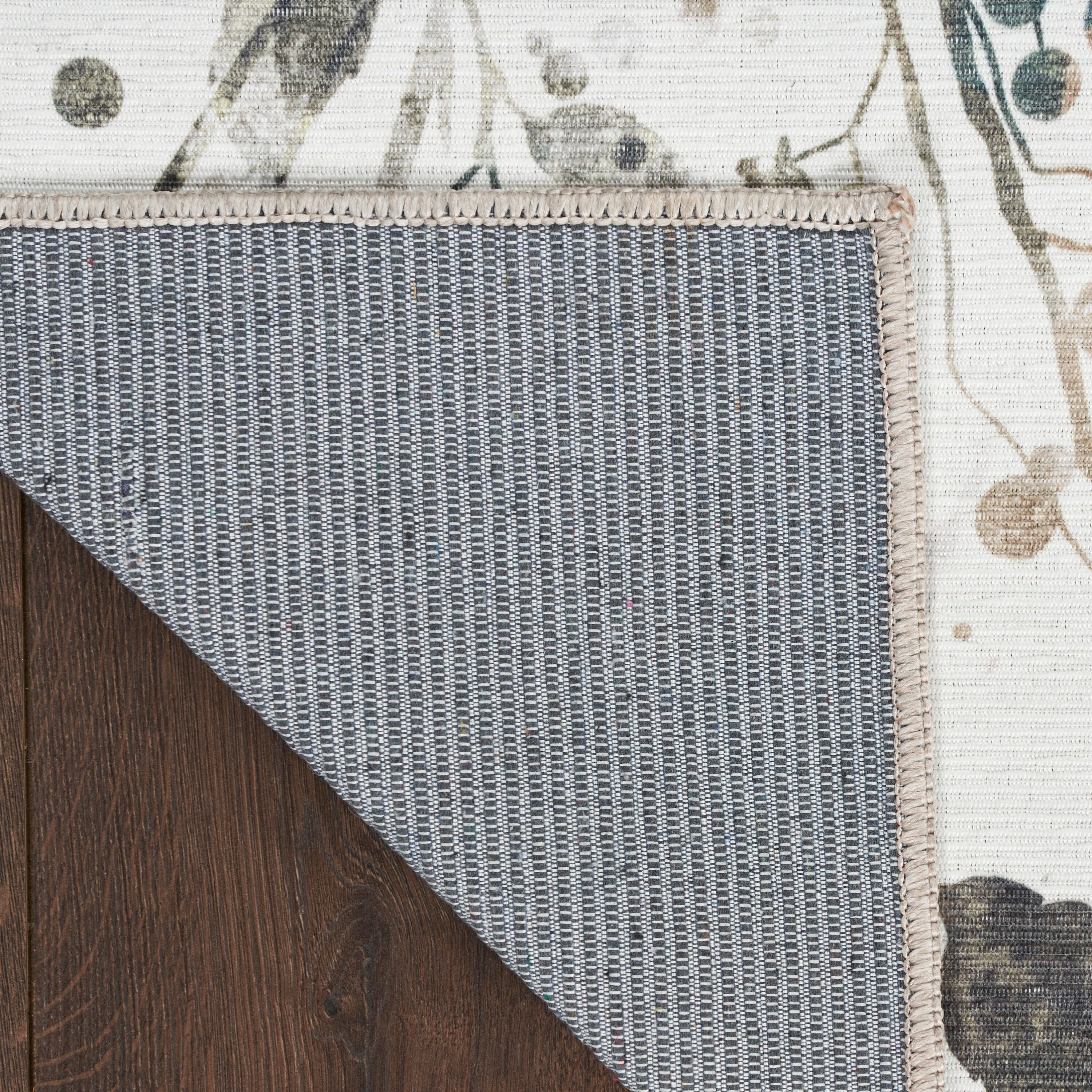 Nourison Home Machine Washable Series Rug, Ivory Multi, large