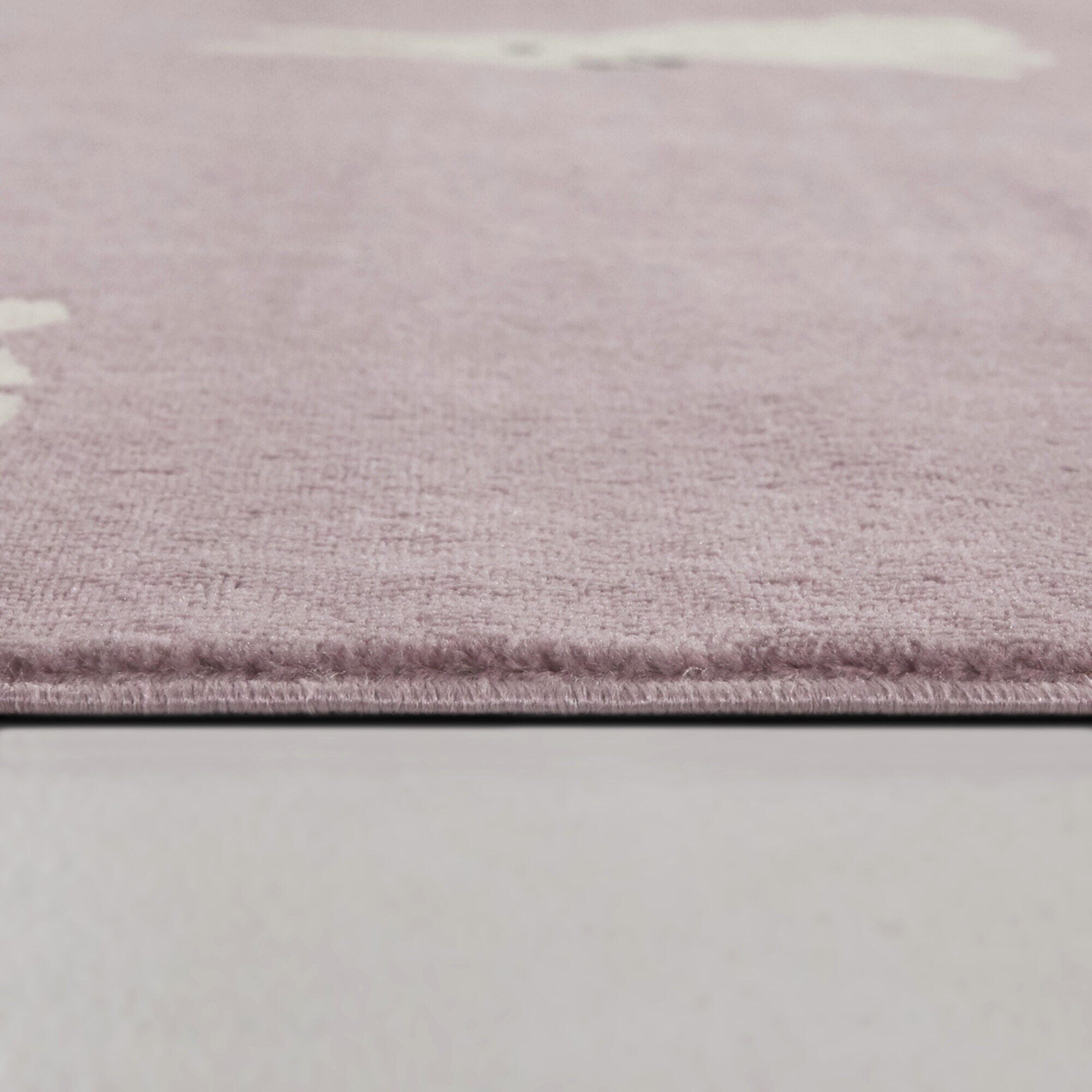 Sullivans Hop Kids Rabbit 5' 3" x 7' Area Rug, Lavender, large