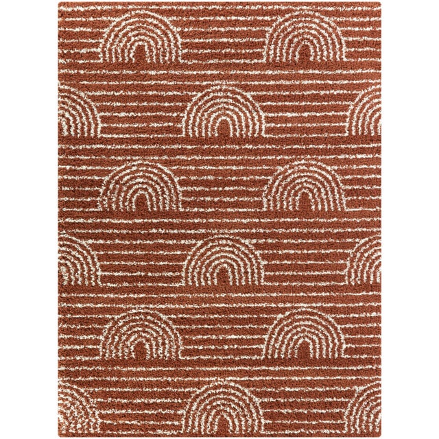 Sullivans Hailey Kids Rainbow Stripe 7' 10" x 10' Area Rug