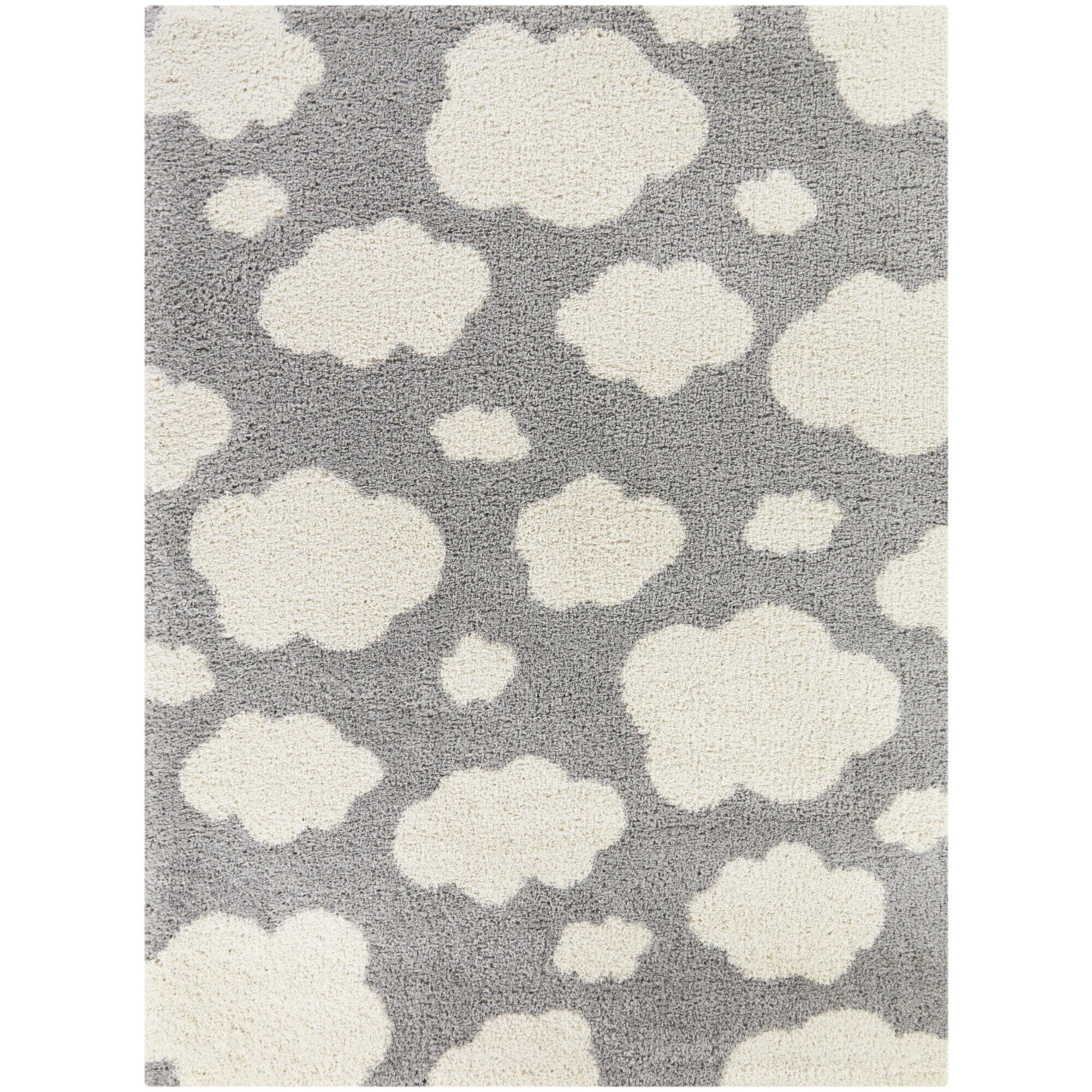 Sullivans Clouds Kids Shag 3' 11" x 5' 7" Area Rug, Gray, large