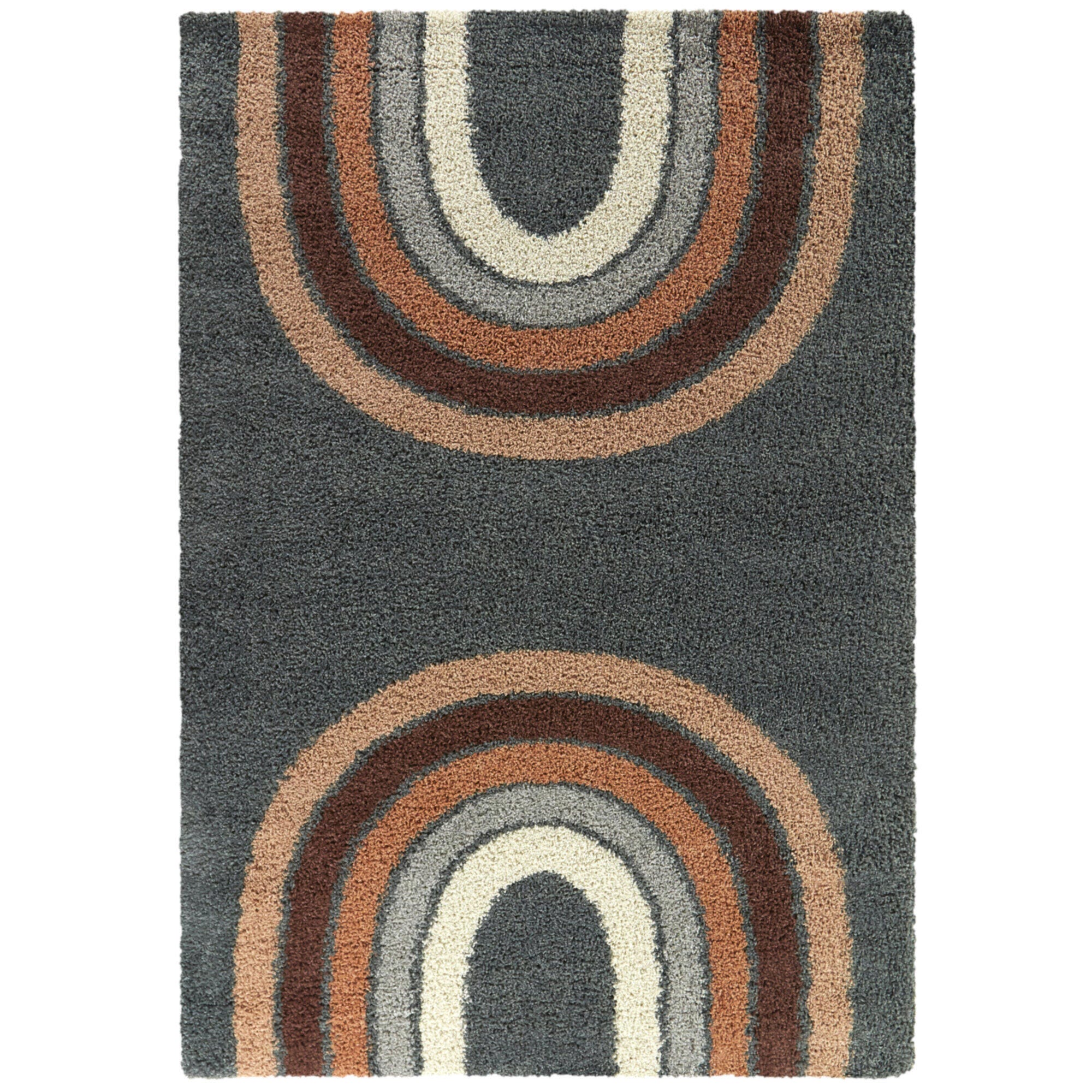 Balta Rugs Kristina 7' 10" x 10' Area Rug, Dark Slate/Pink, large