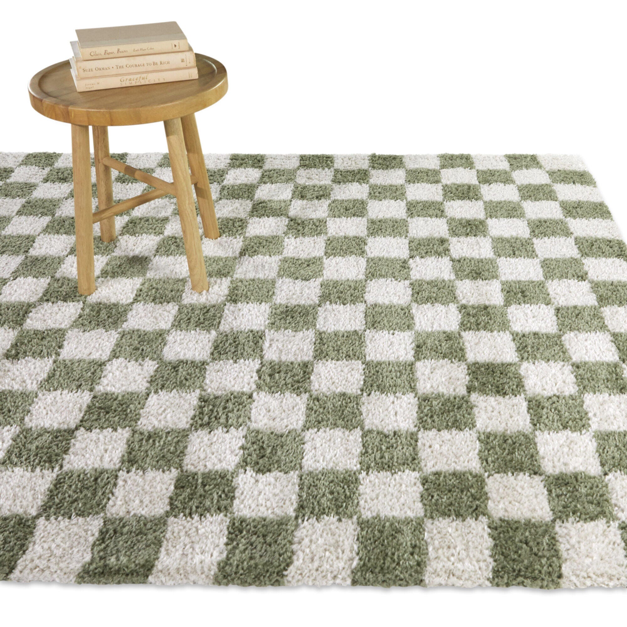 Balta Havill Classic Checkered 7' 10" x 10' Area Rug, Green, rollover