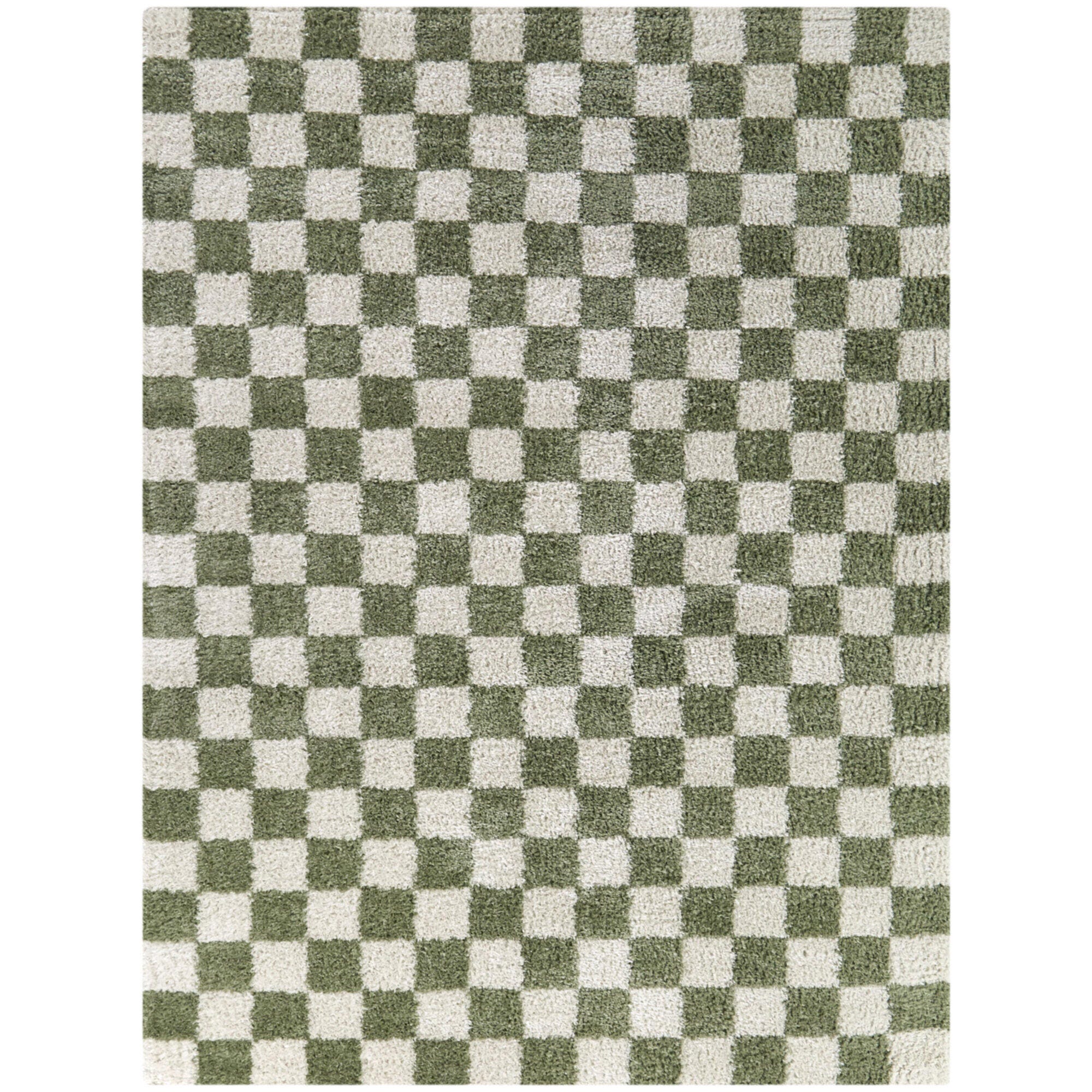 Balta Havill Classic Checkered 7' 10" x 10' Area Rug, Green, large