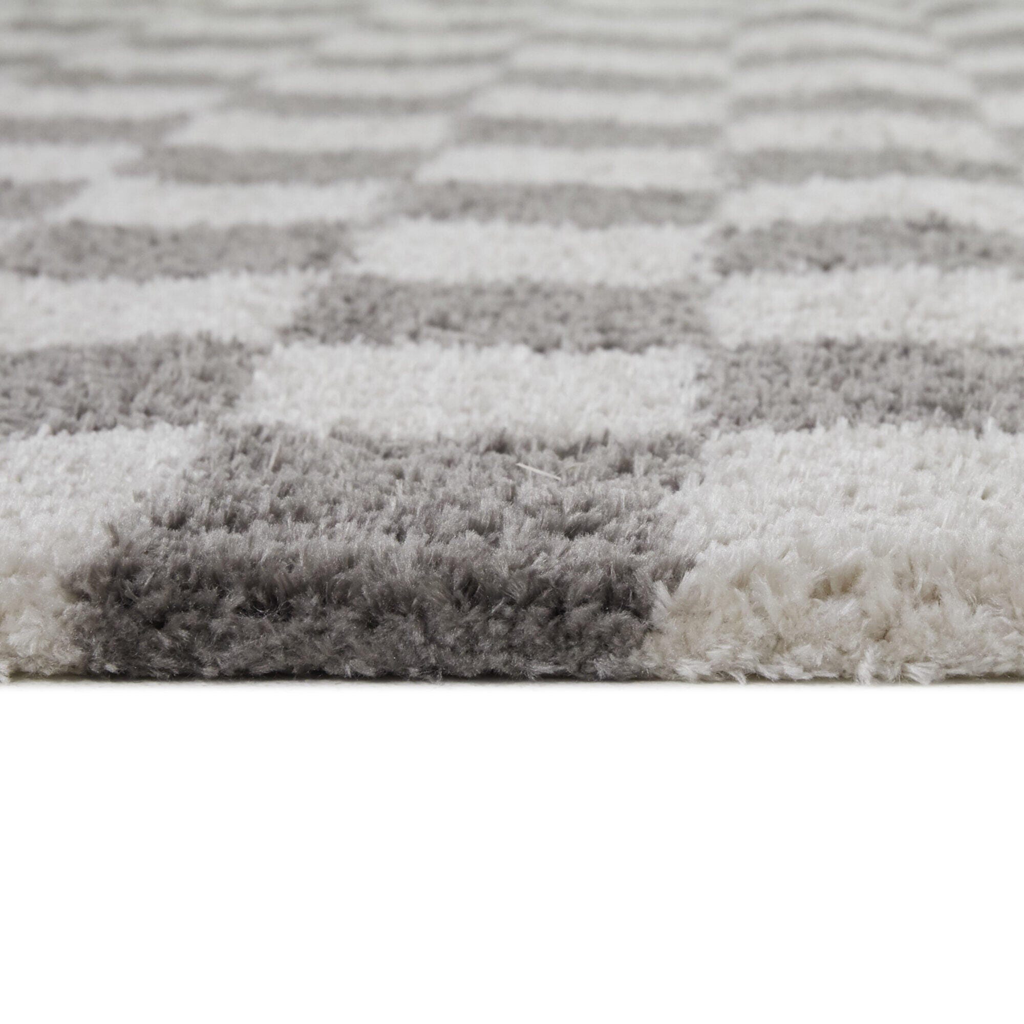 Balta Havill Classic Checkered 5' 3" x 7' Area Rug, Charcoal, large