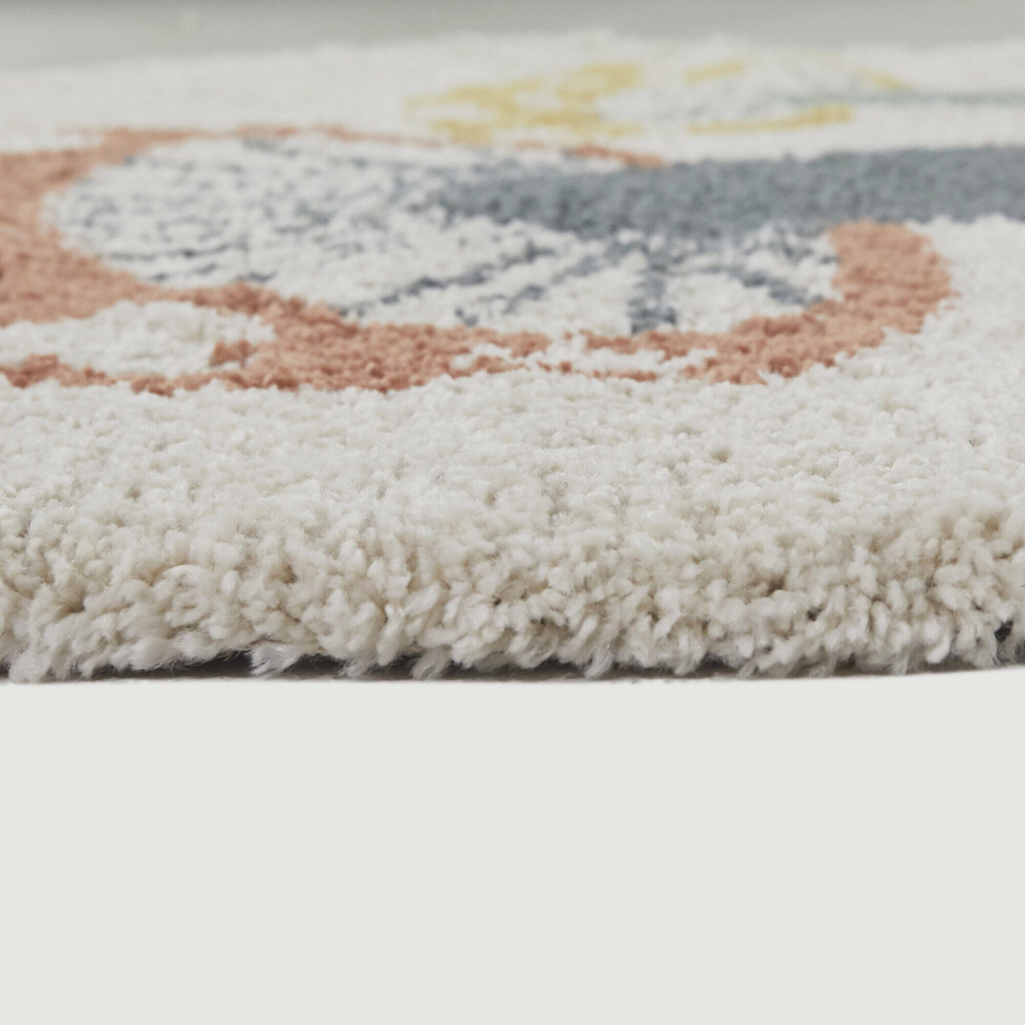 Balta Mushroom Kids Nature 5' 3" x 7' Area Rug, Cream, large