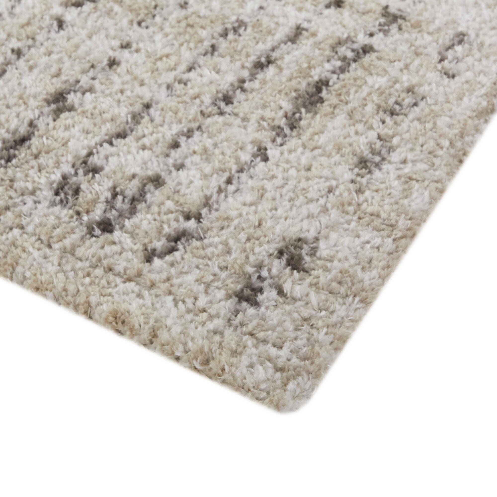 Balta Hodder Modern Striped 7' 10" x 10' Area Rug, Beige, large