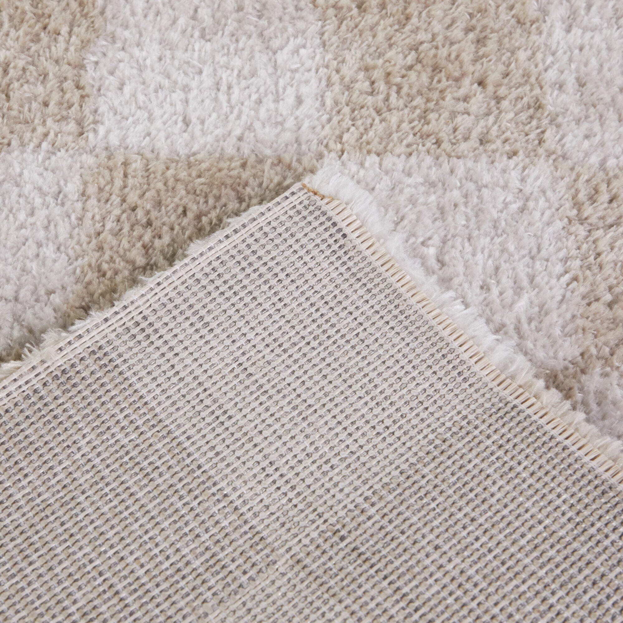 Balta Havill Classic Checkered 5' 3" x 7' Area Rug, Beige, large