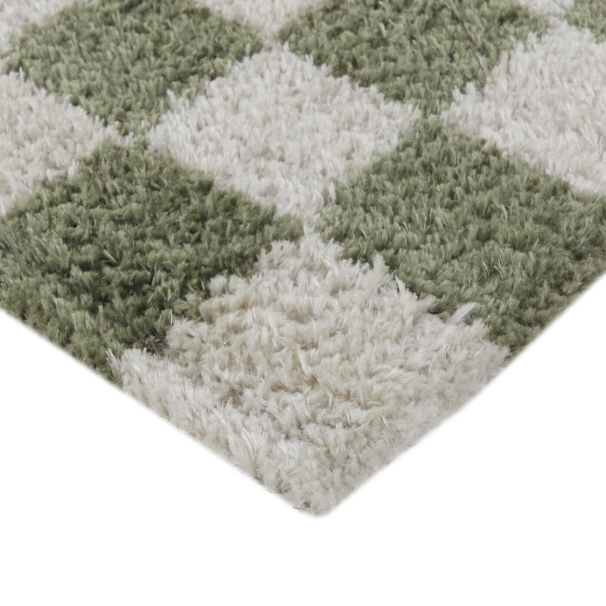Balta Havill Classic Checkered 5' 3" x 7' Area Rug, Green, large