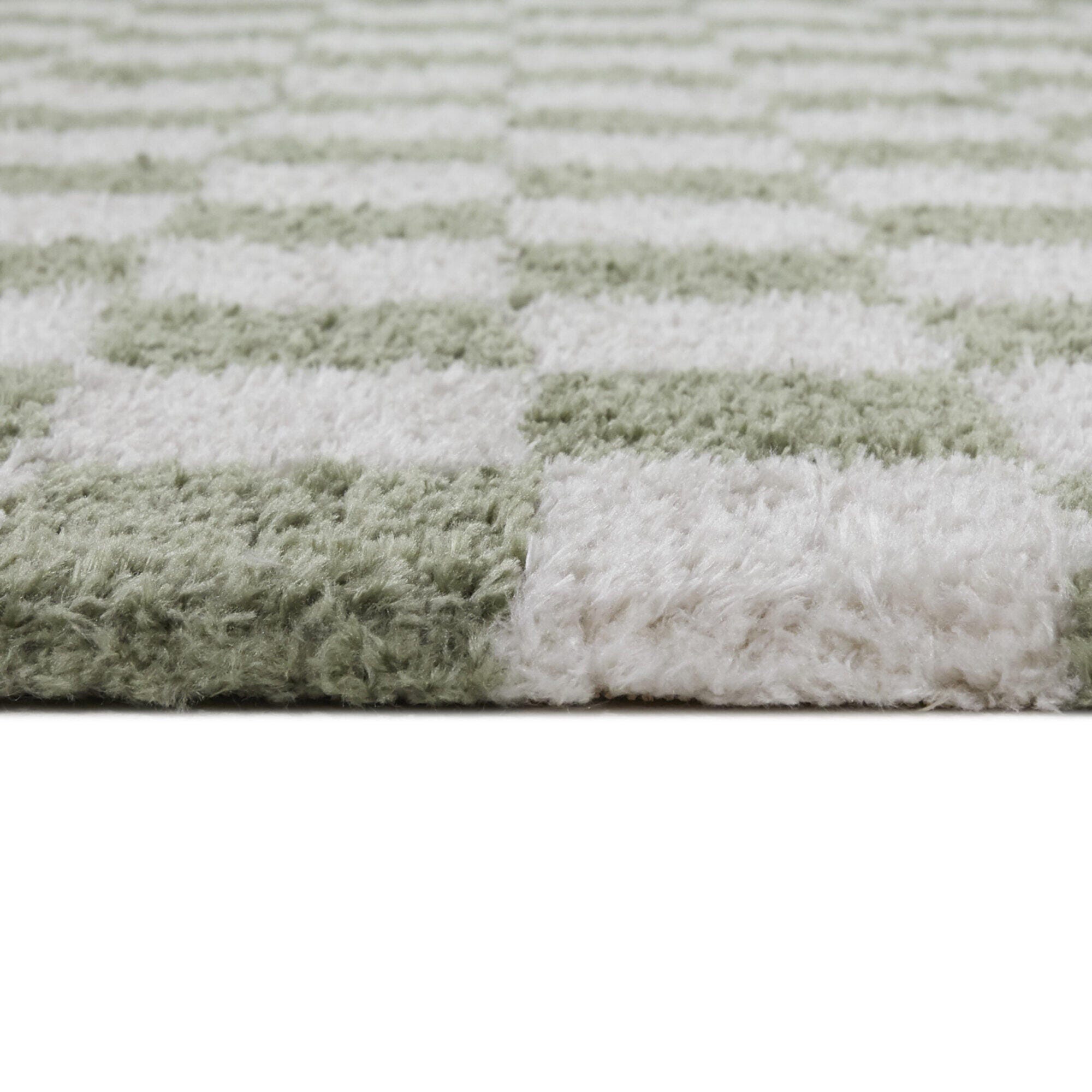 Balta Havill Classic Checkered 5' 3" x 7' Area Rug, Green, large