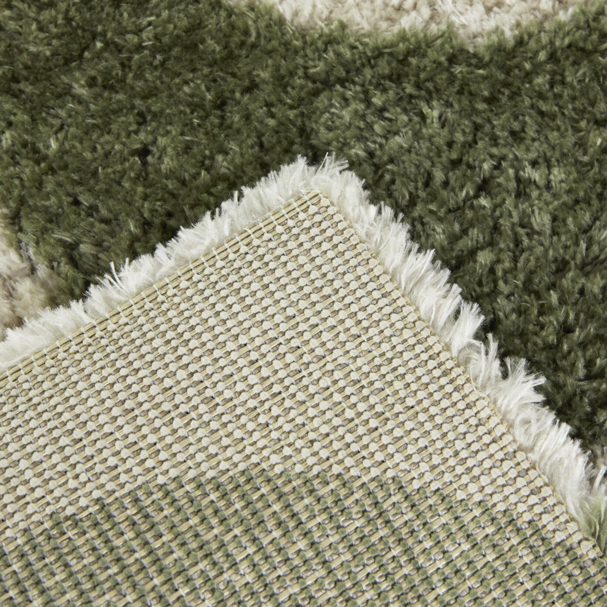 Balta Cesaire Modern Abstract 5' 3" x 7' Area Rug, Green, large