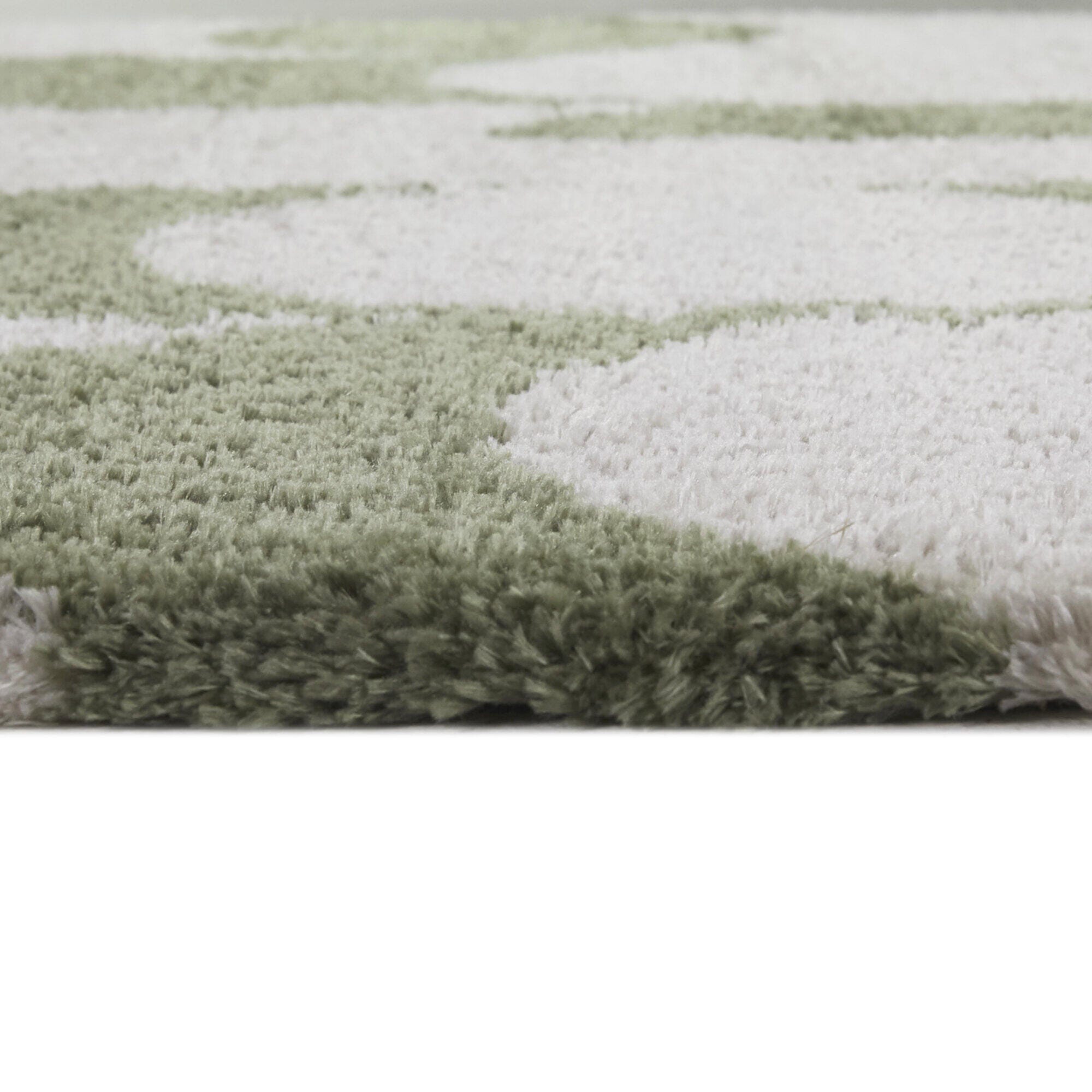 Balta Cesaire Modern Abstract 5' 3" x 7' Area Rug, Green, large